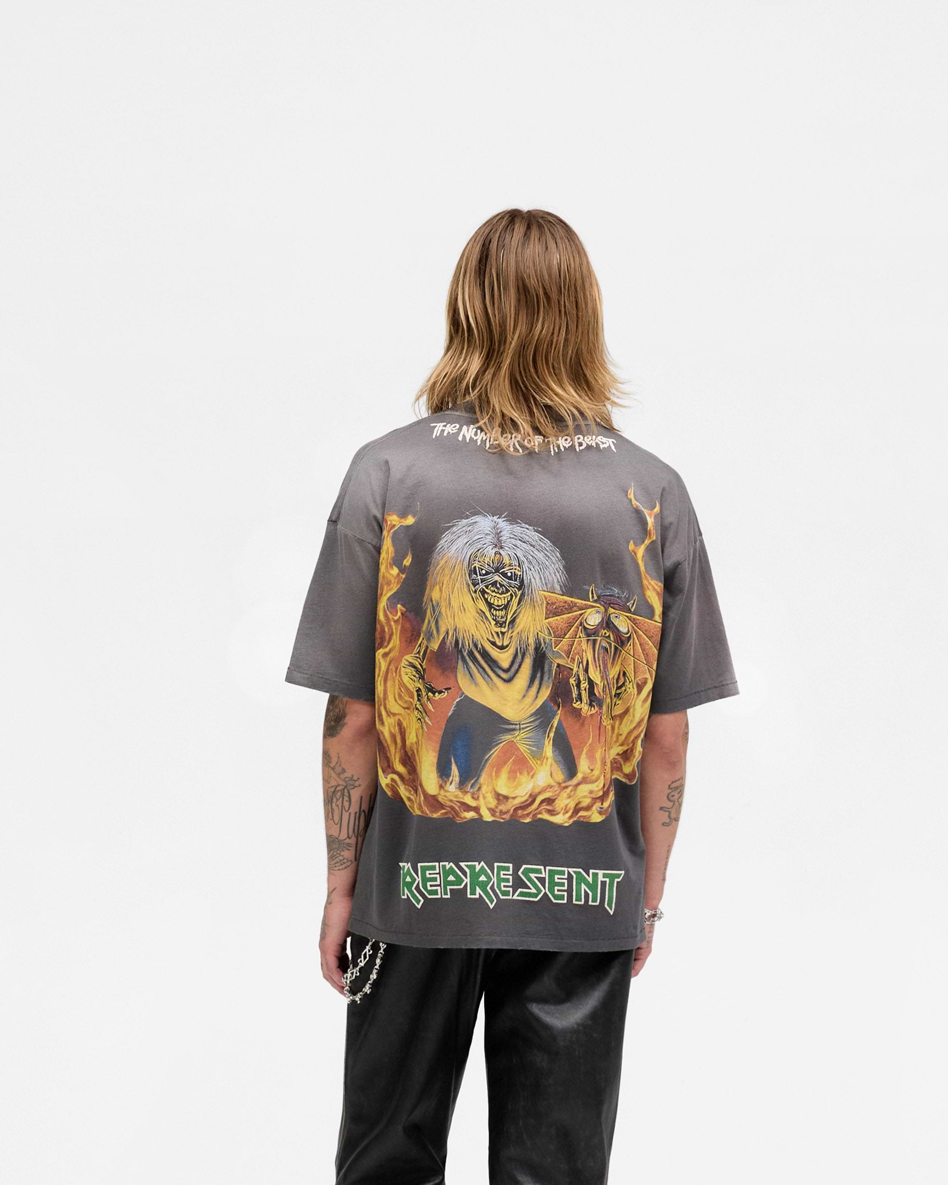 Represent X Iron Maiden Number of the Beast T-Shirt | REPRESENT