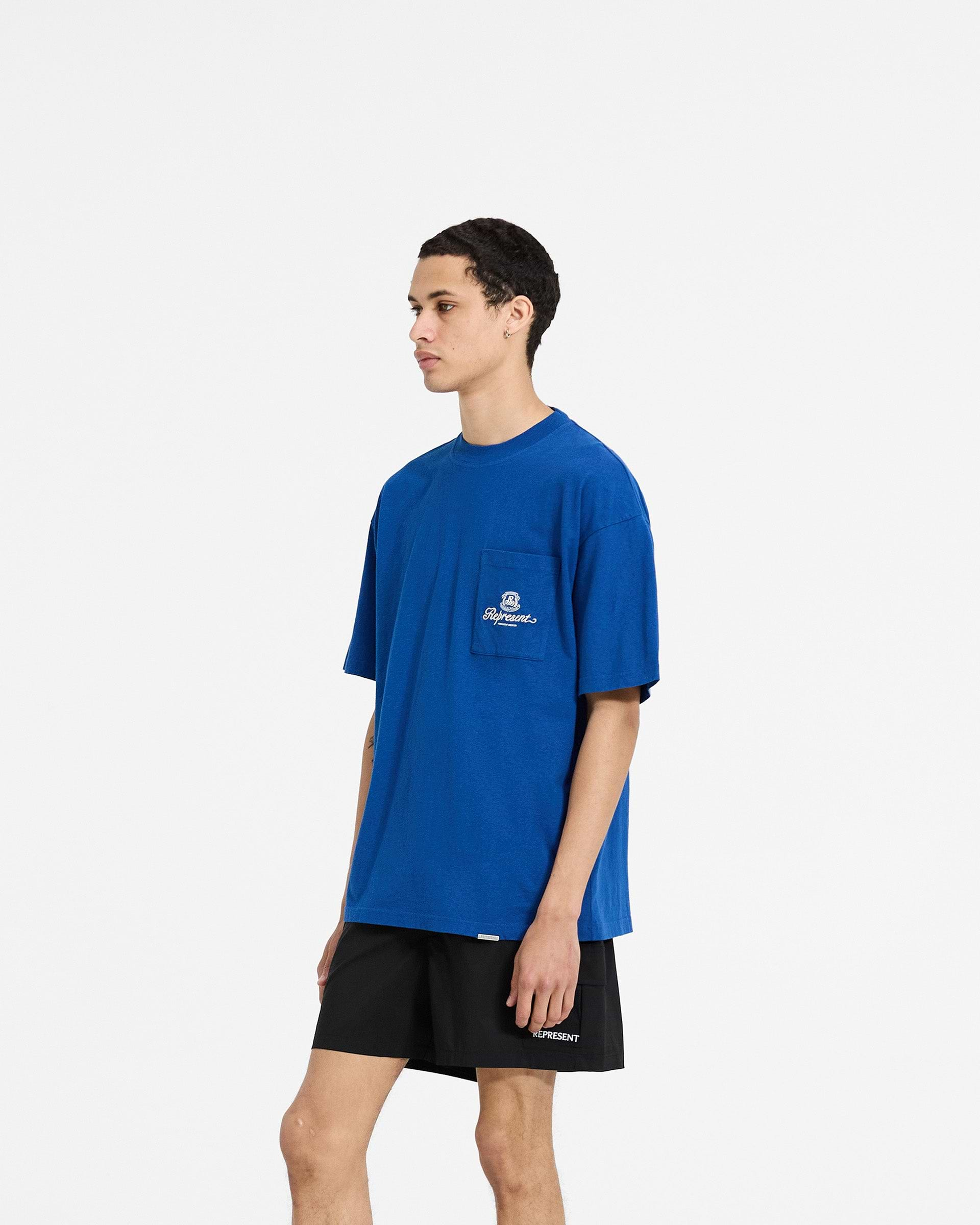 Permanent Vacation Pocket T-Shirt - Royal Blue