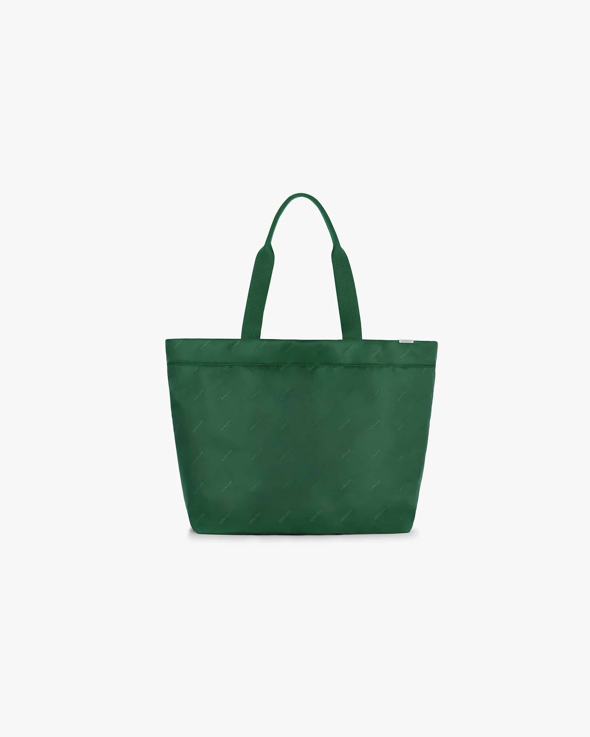 All Over Logo Tote Bag - Racing Green