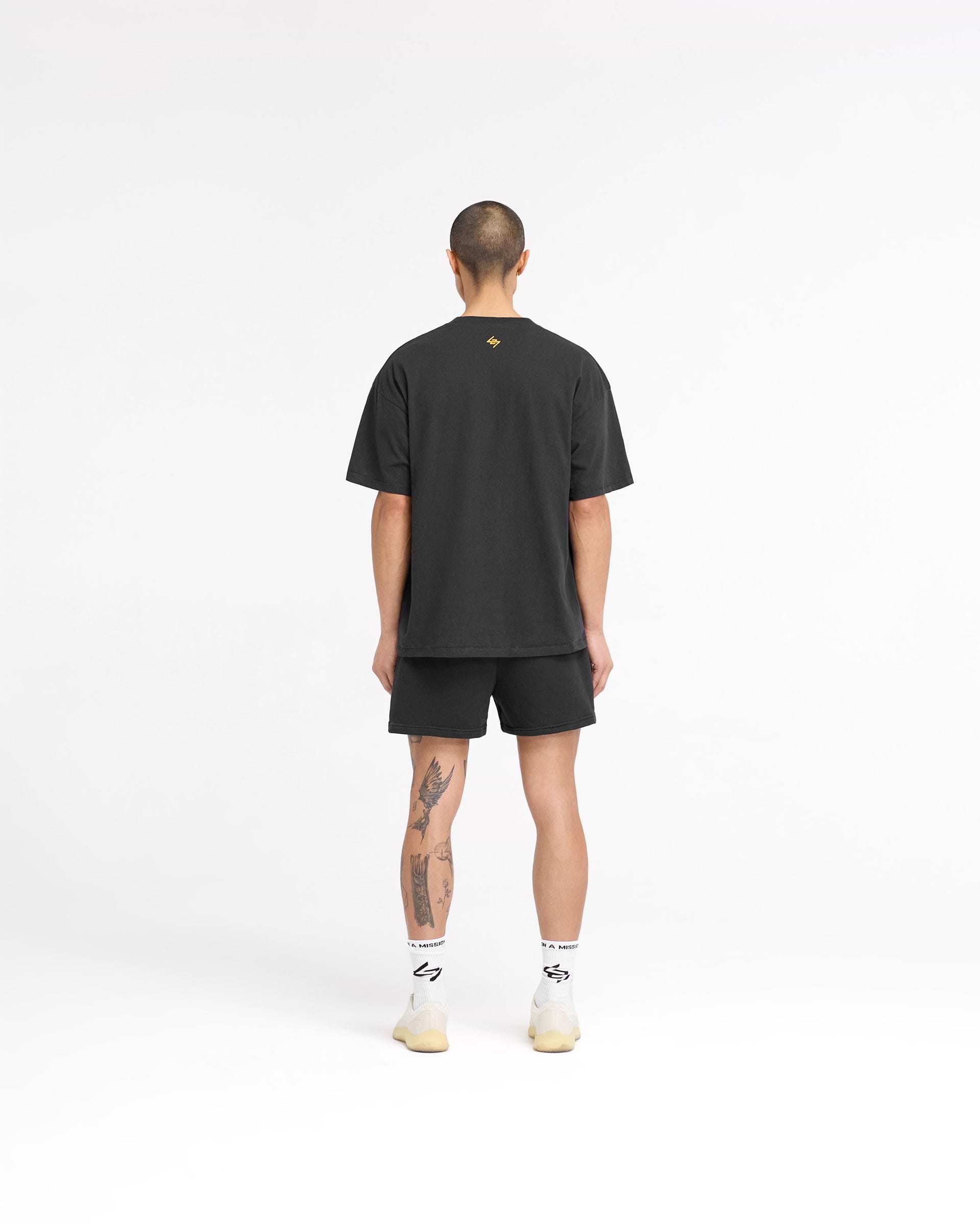 247 On His Shoulders T-Shirt - Off Black