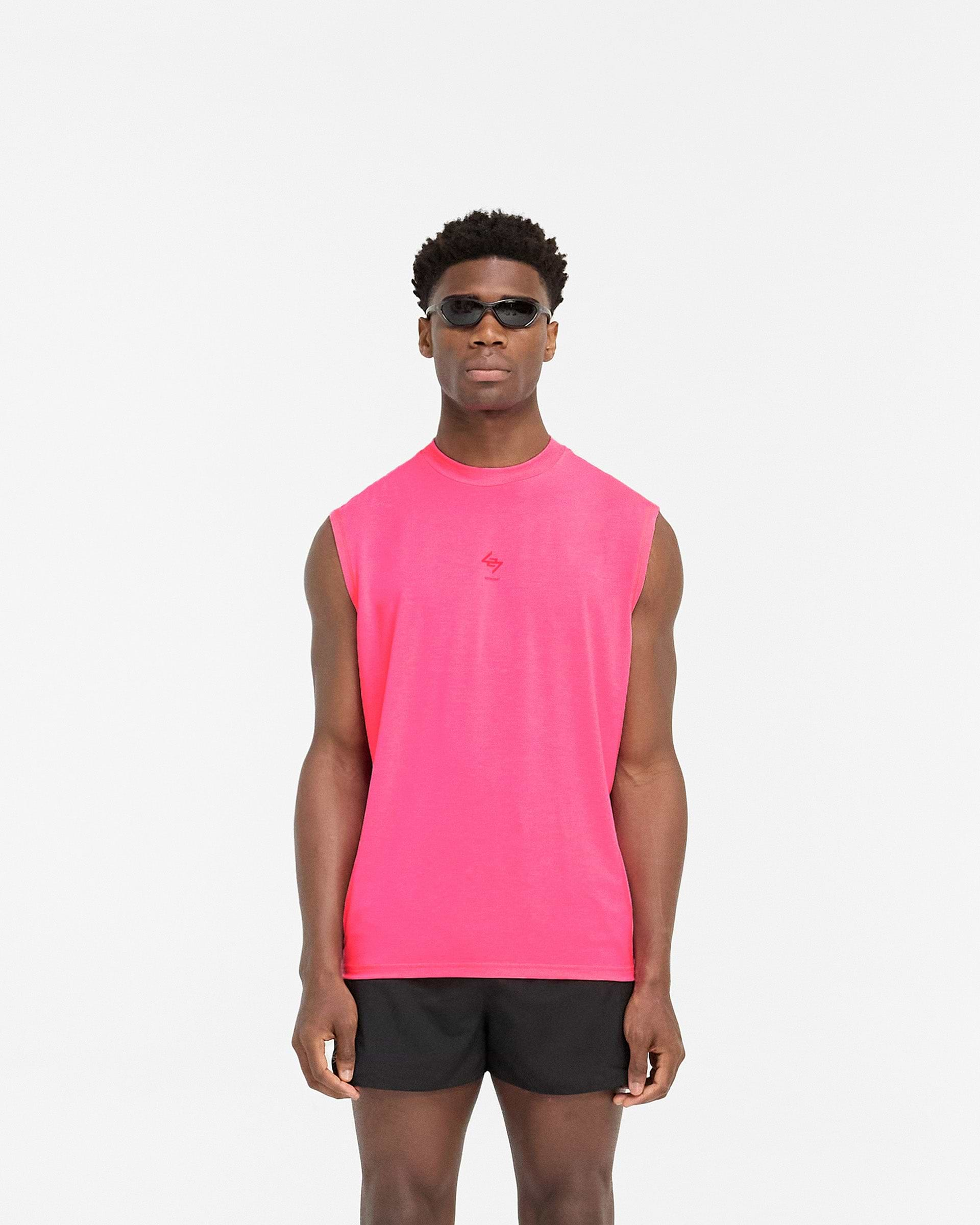 247 Oversized Tank - Ultra Pink