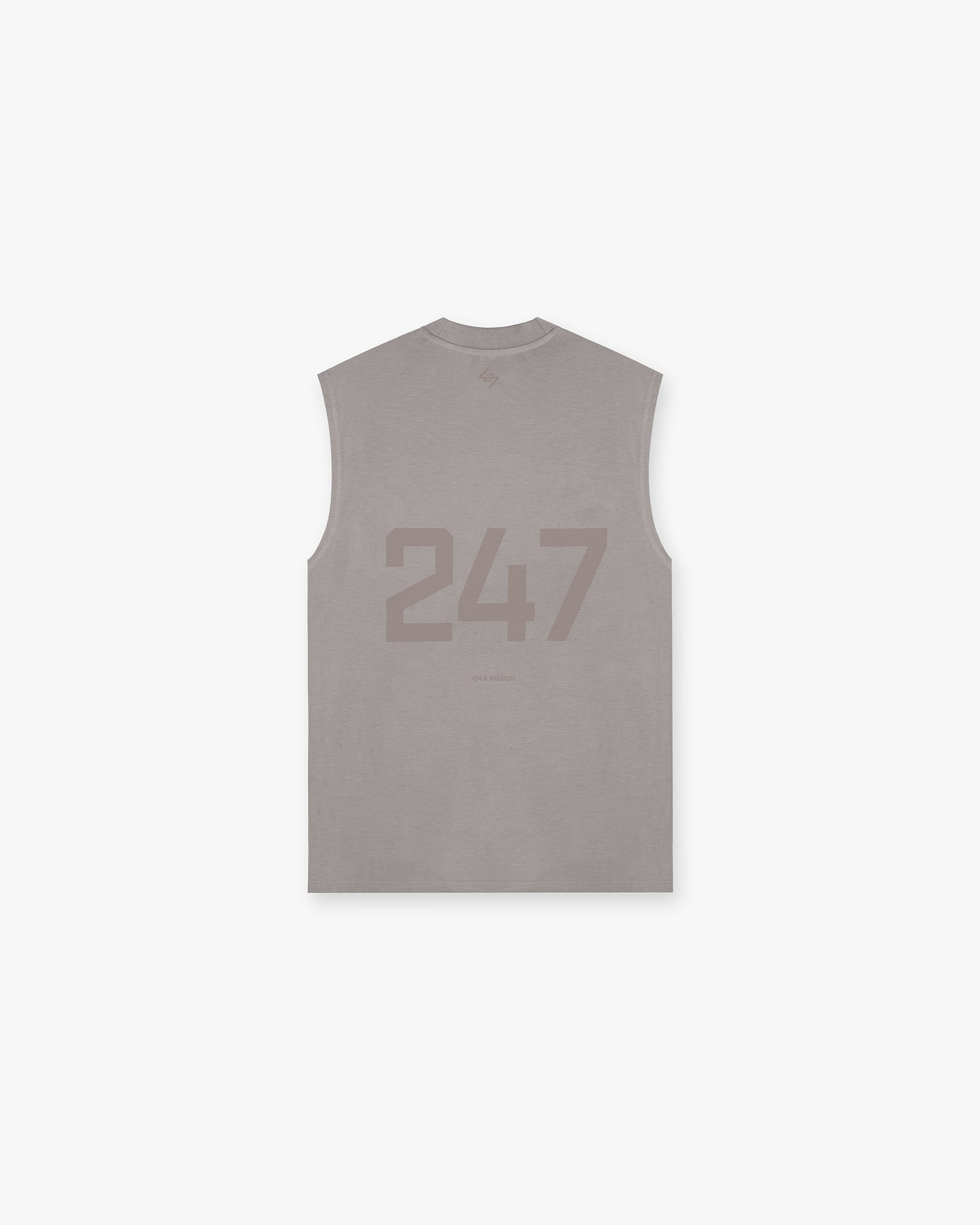 Brown Oversized Gym Tank | 247 | REPRESENT CLO