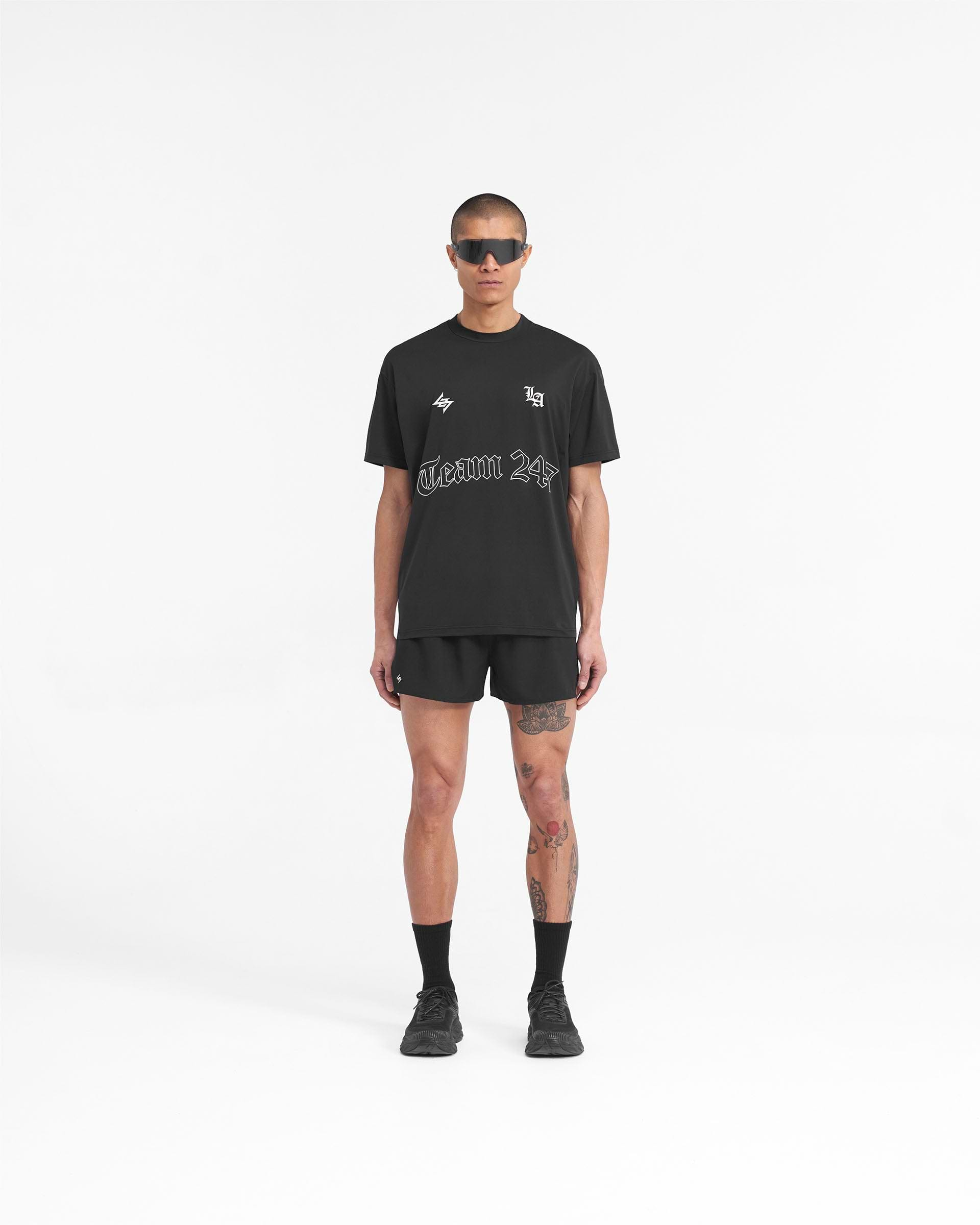 247 LA Marathon Oversized T-Shirt - Black