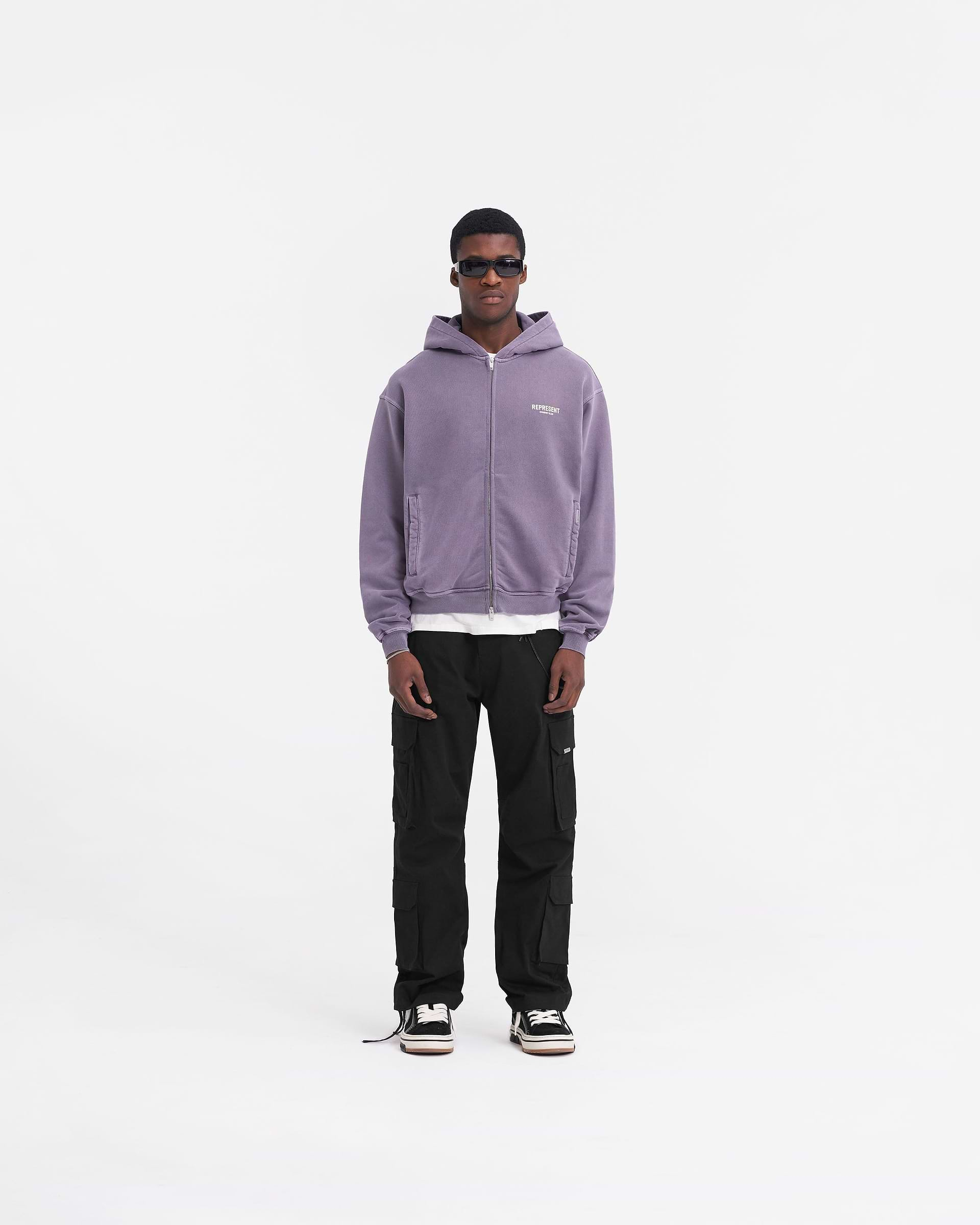 Represent Owners Club Zip Hoodie - Vintage Violet