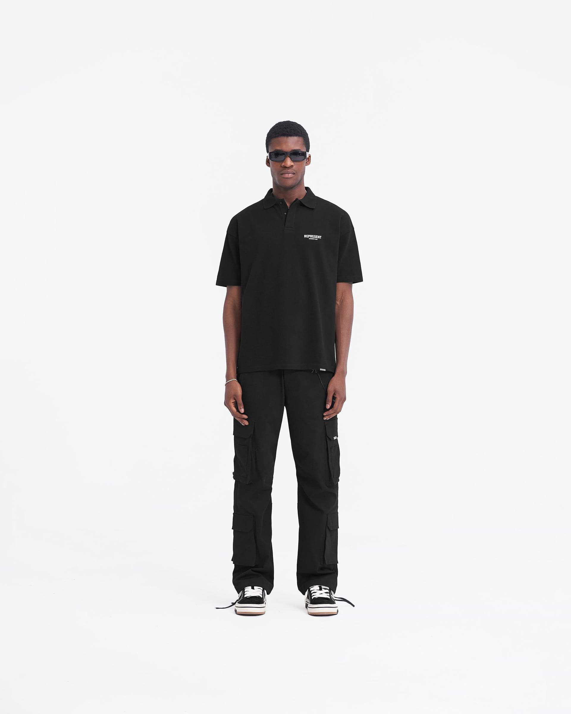 Represent Owners Club Polo Shirt - Black