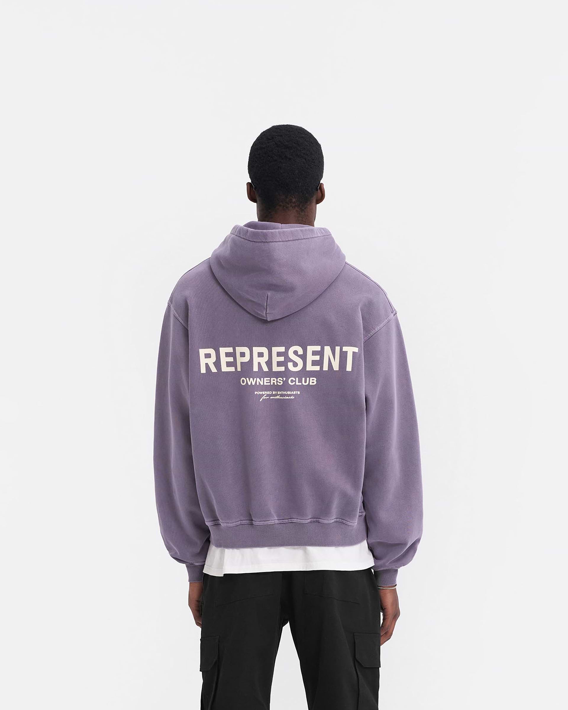 Violet Hoodie Jacket without Zipper