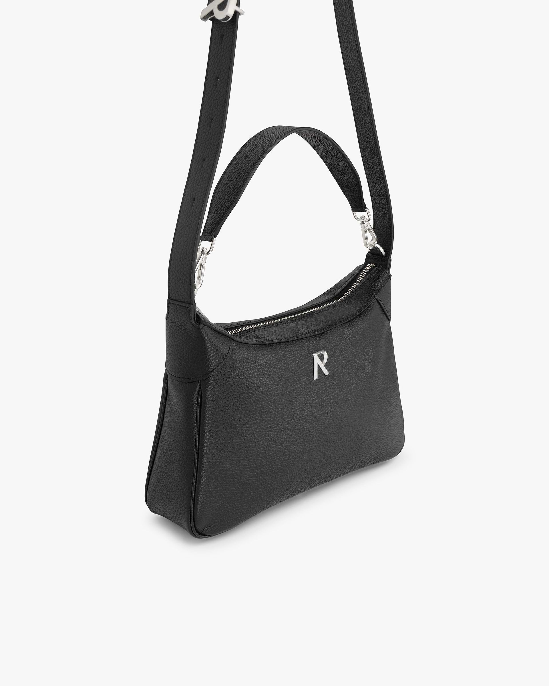 Initial Slouch Bag - Black