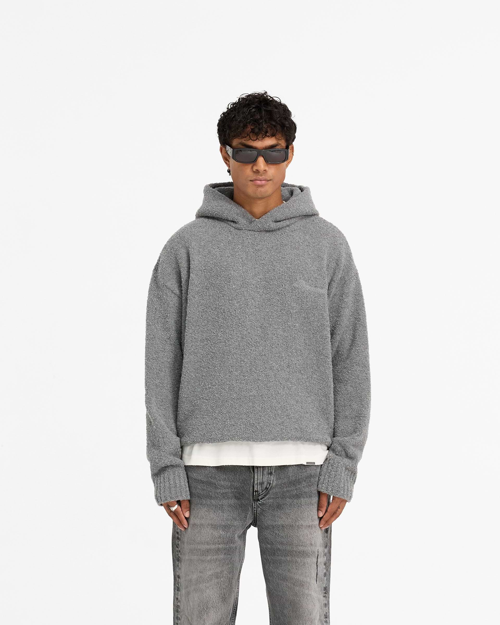 Heavy Boucle Hoodie - Rock