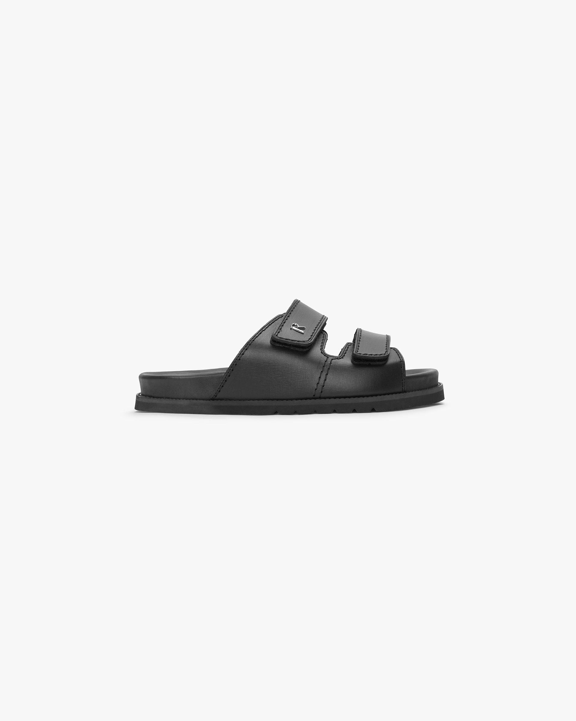 Initial Sandal - Black