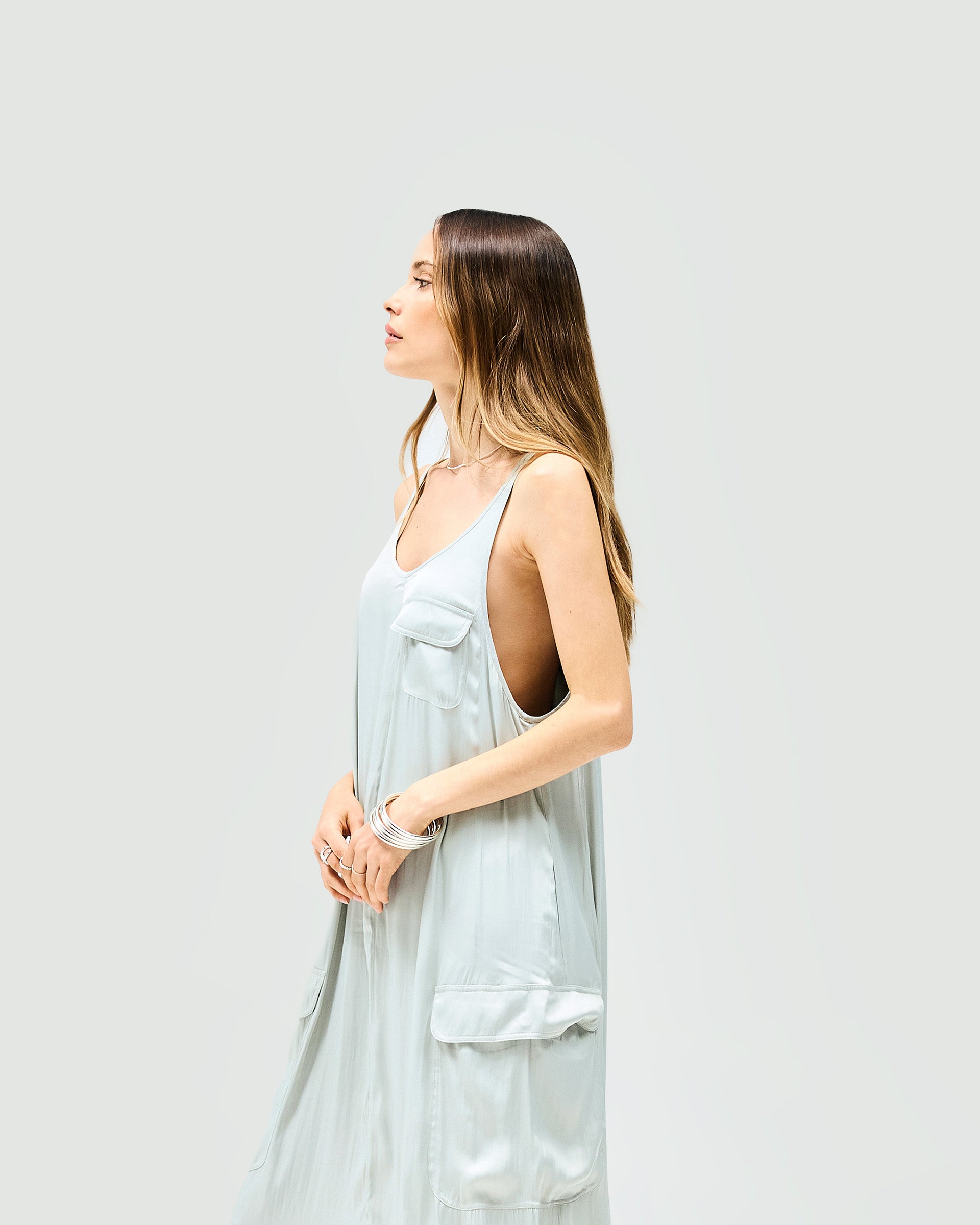 Adrenaline Maxi Dress - Basil