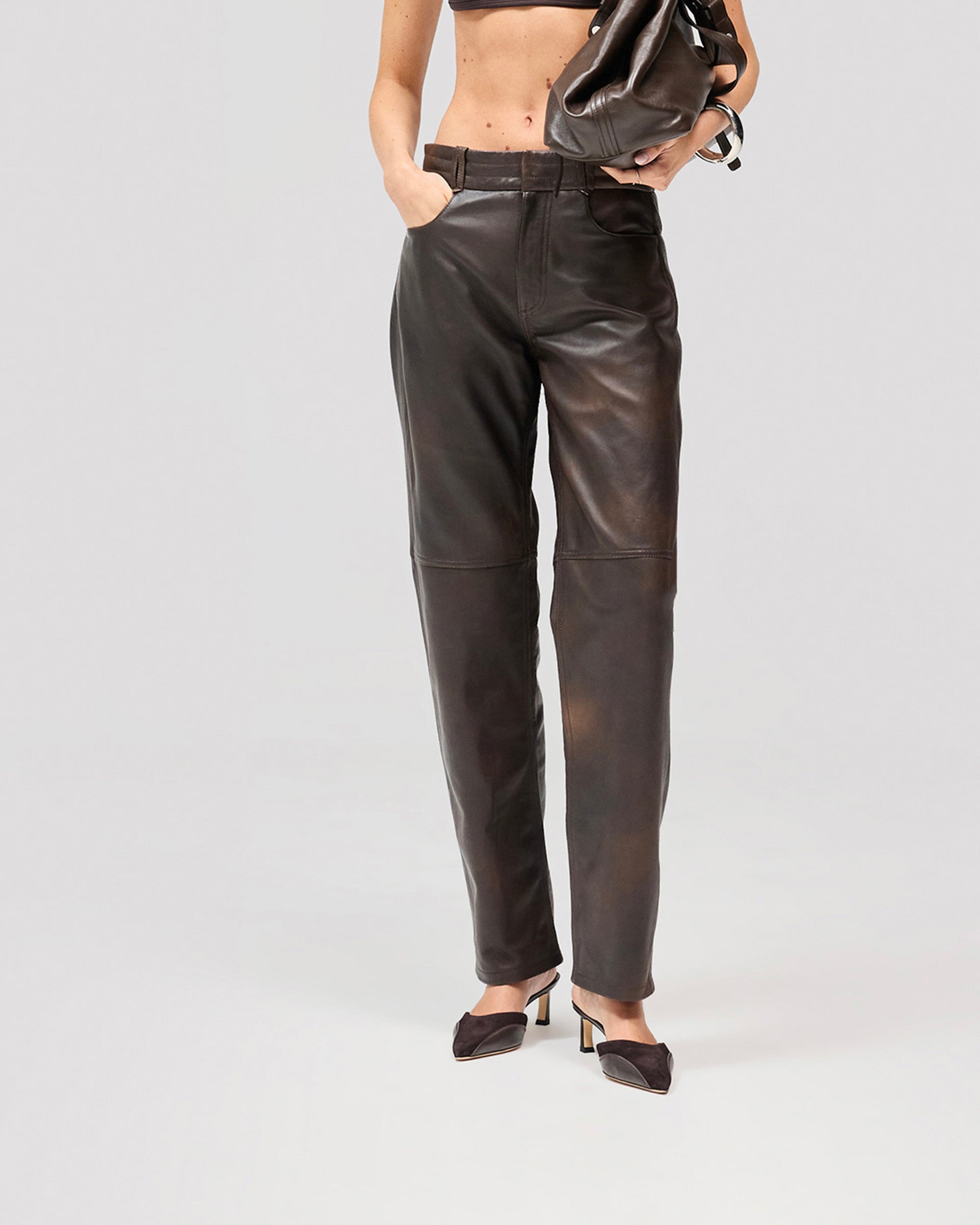 Drive Trousers - Dark Chocolate