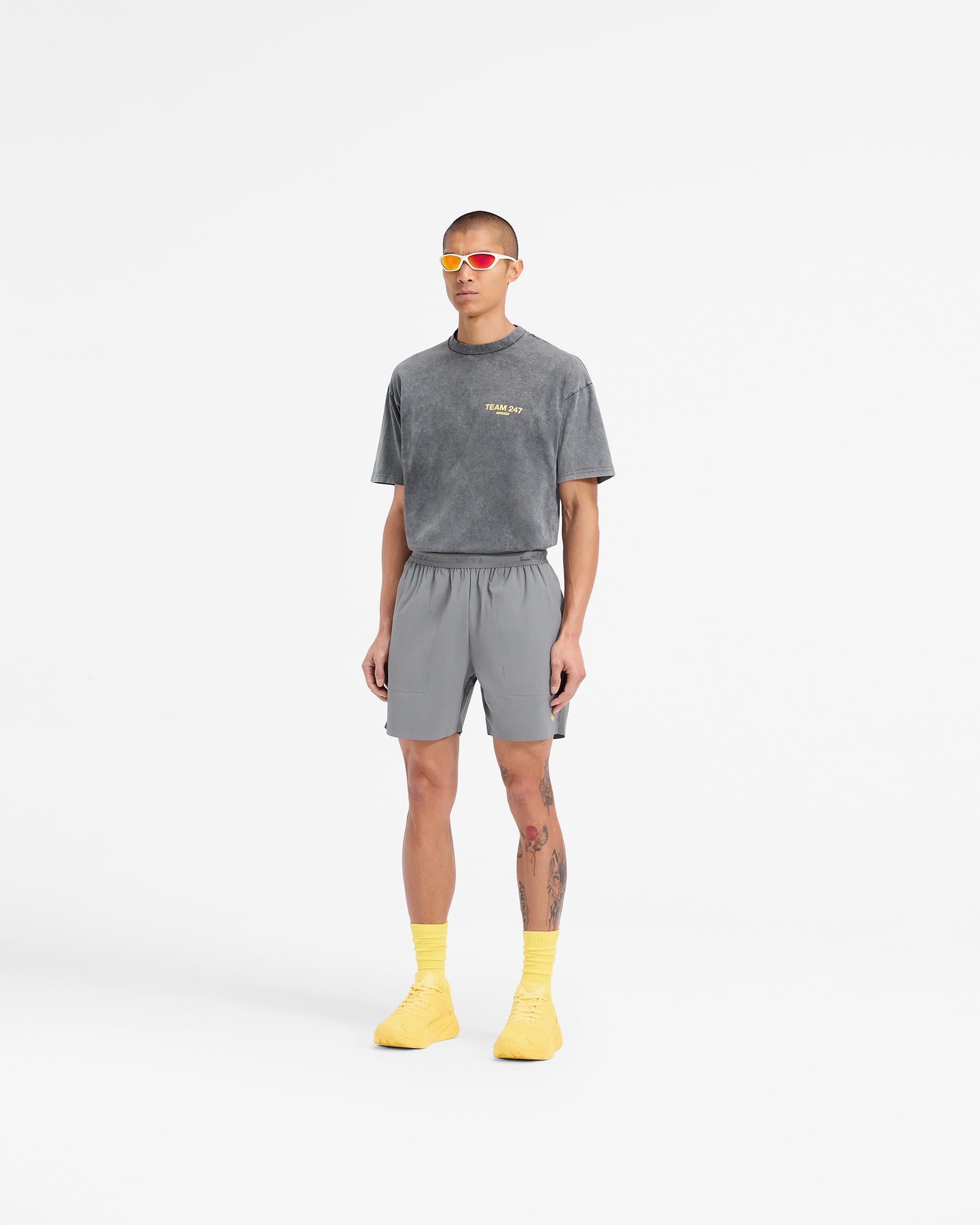 Team 247 Fused Shorts - Pewter Lemon