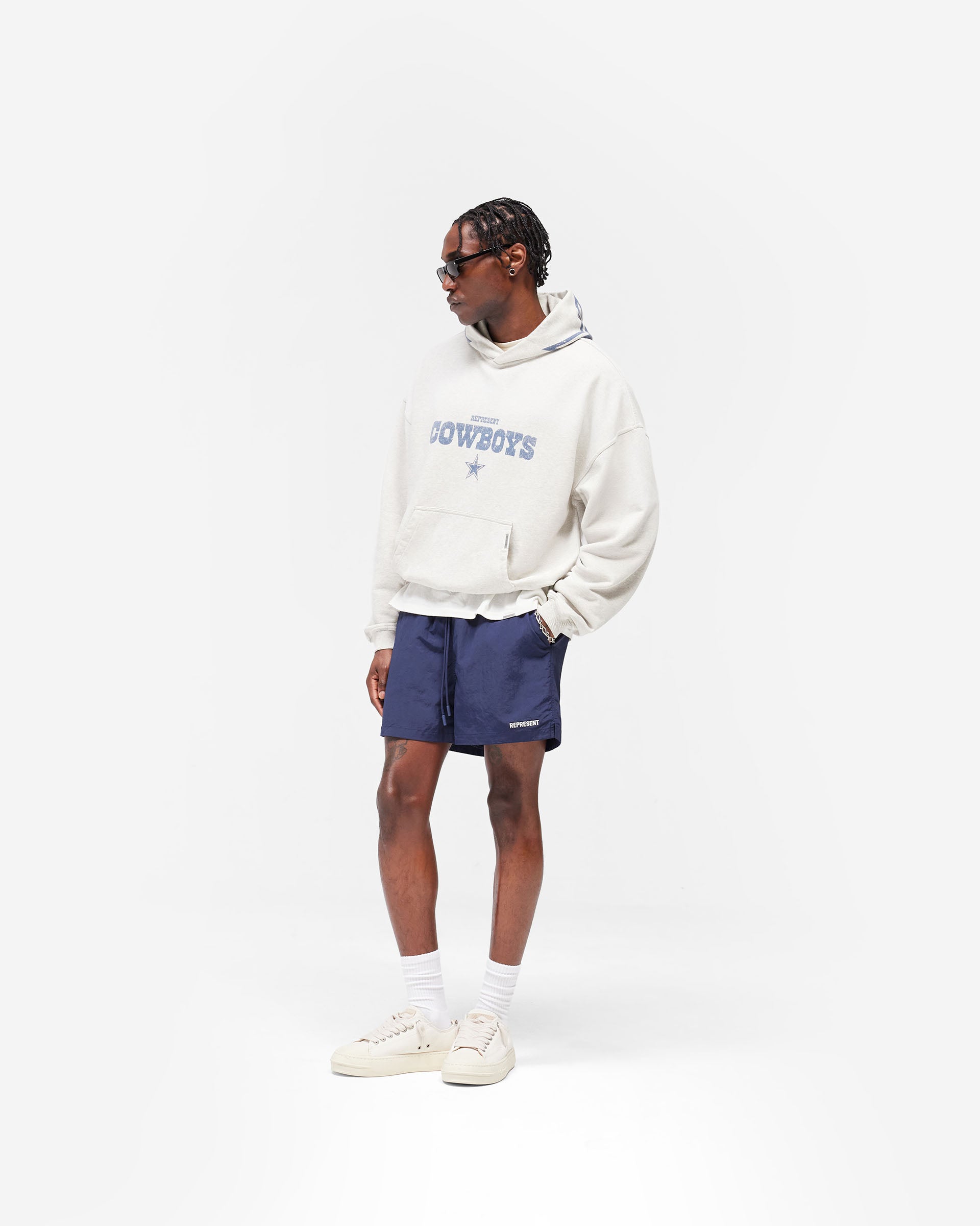 Dallas Cowboys x Represent Hoodie - Cream Marl