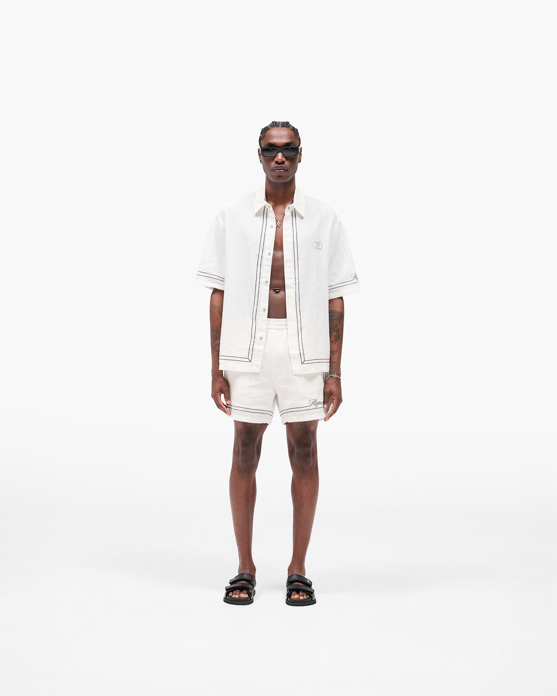 Border Short - Whisper White