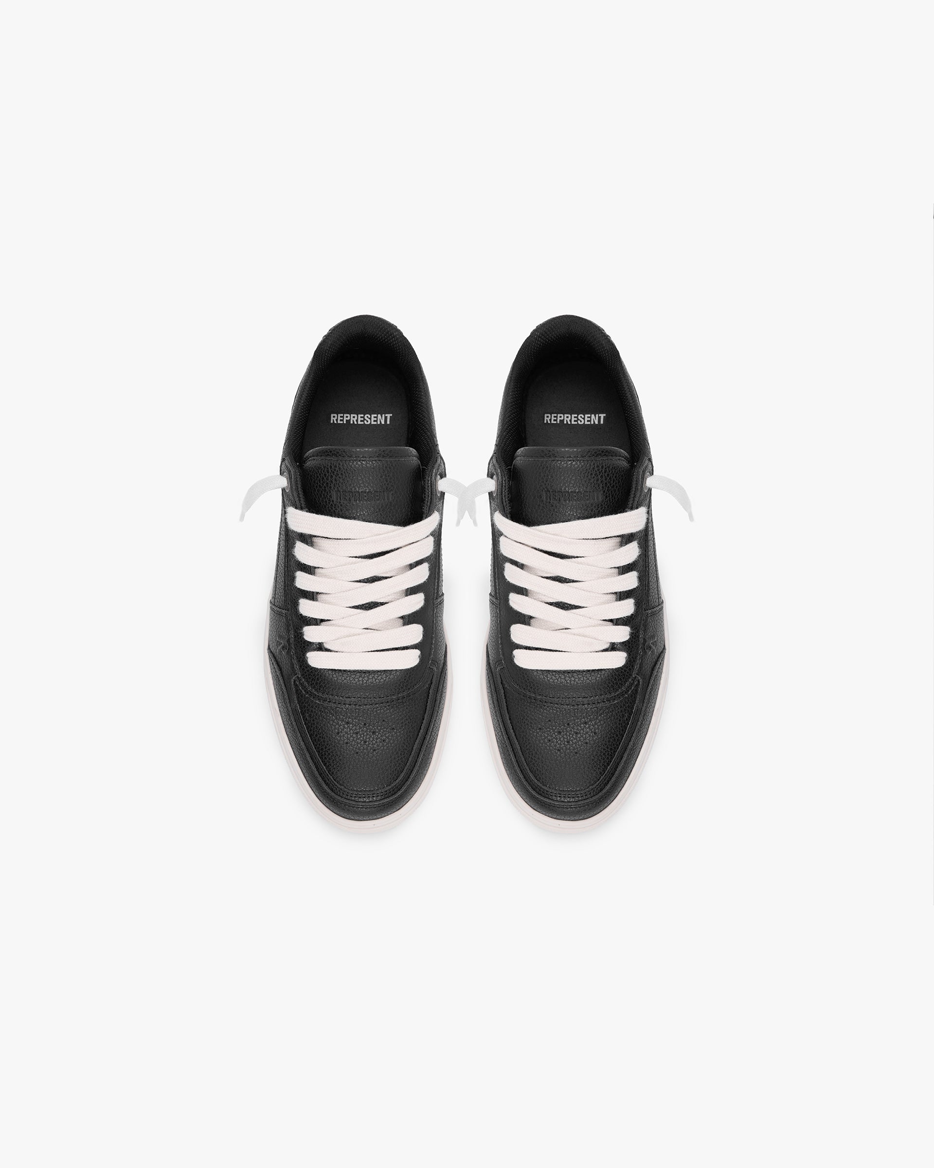 Initial Sneaker - Leather - Black