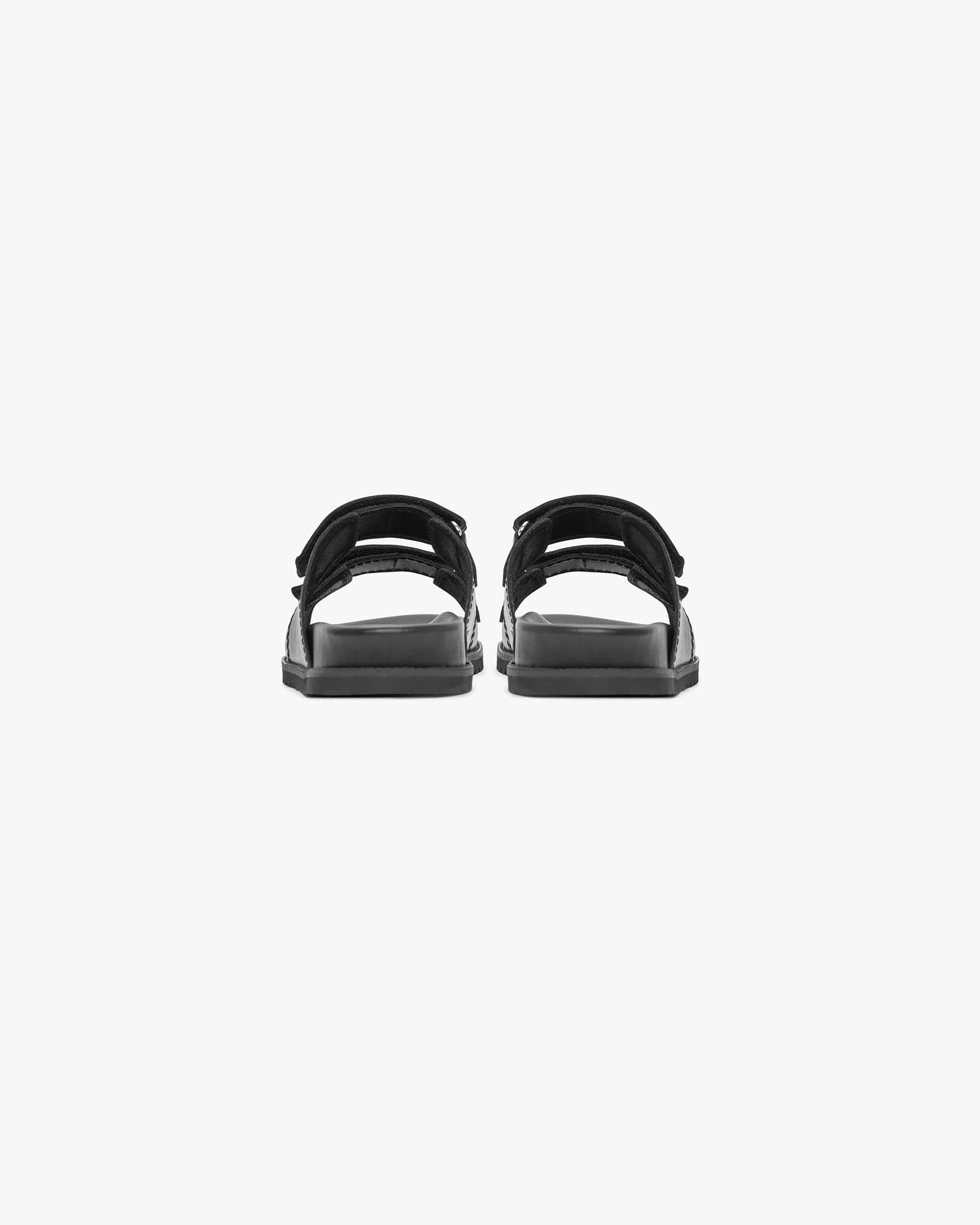 Initial Sandal - Black