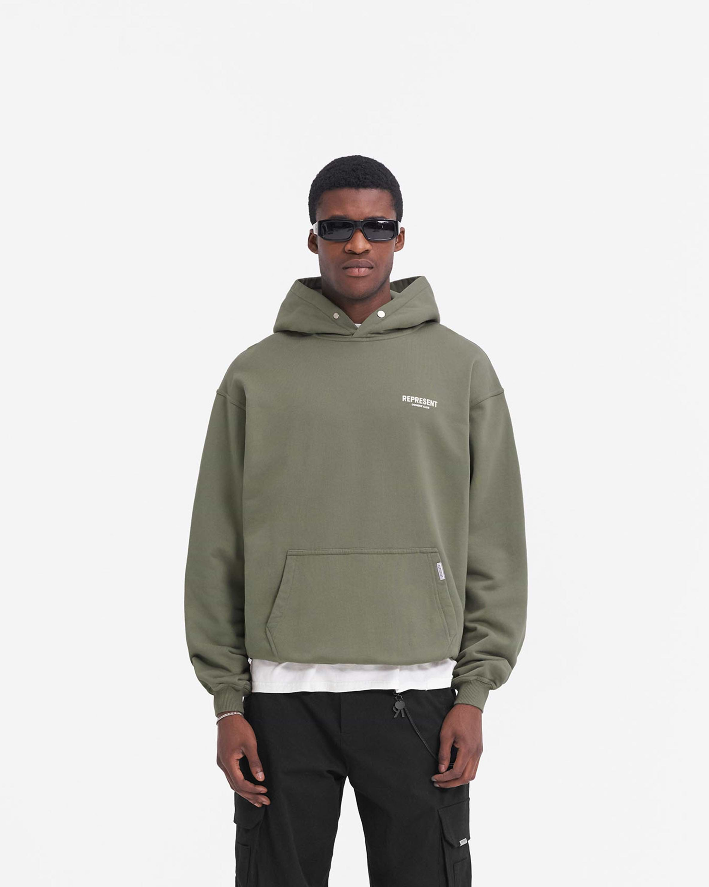 Olive colored hoodie sale