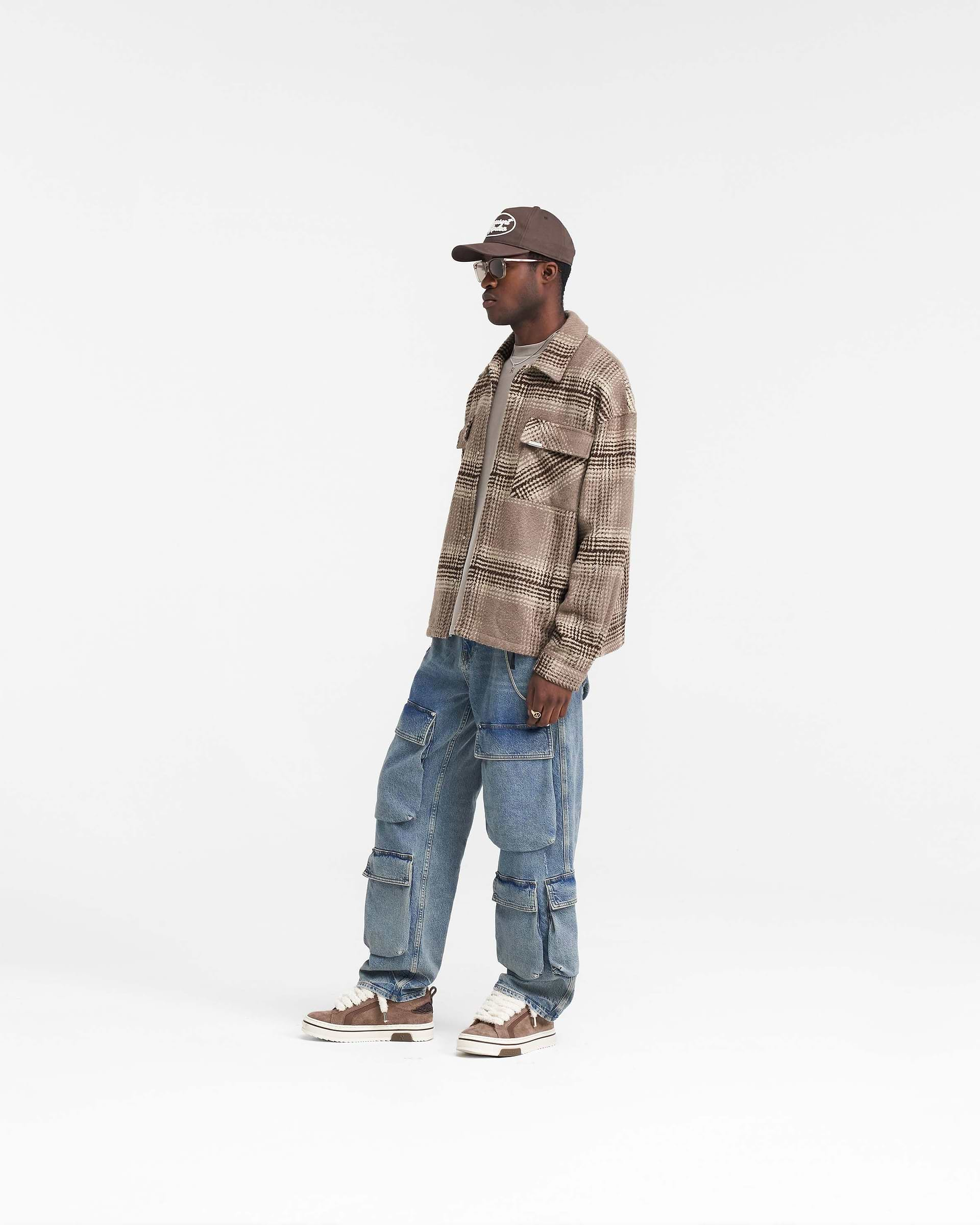 Represent Flannel Shirt - Brown Check