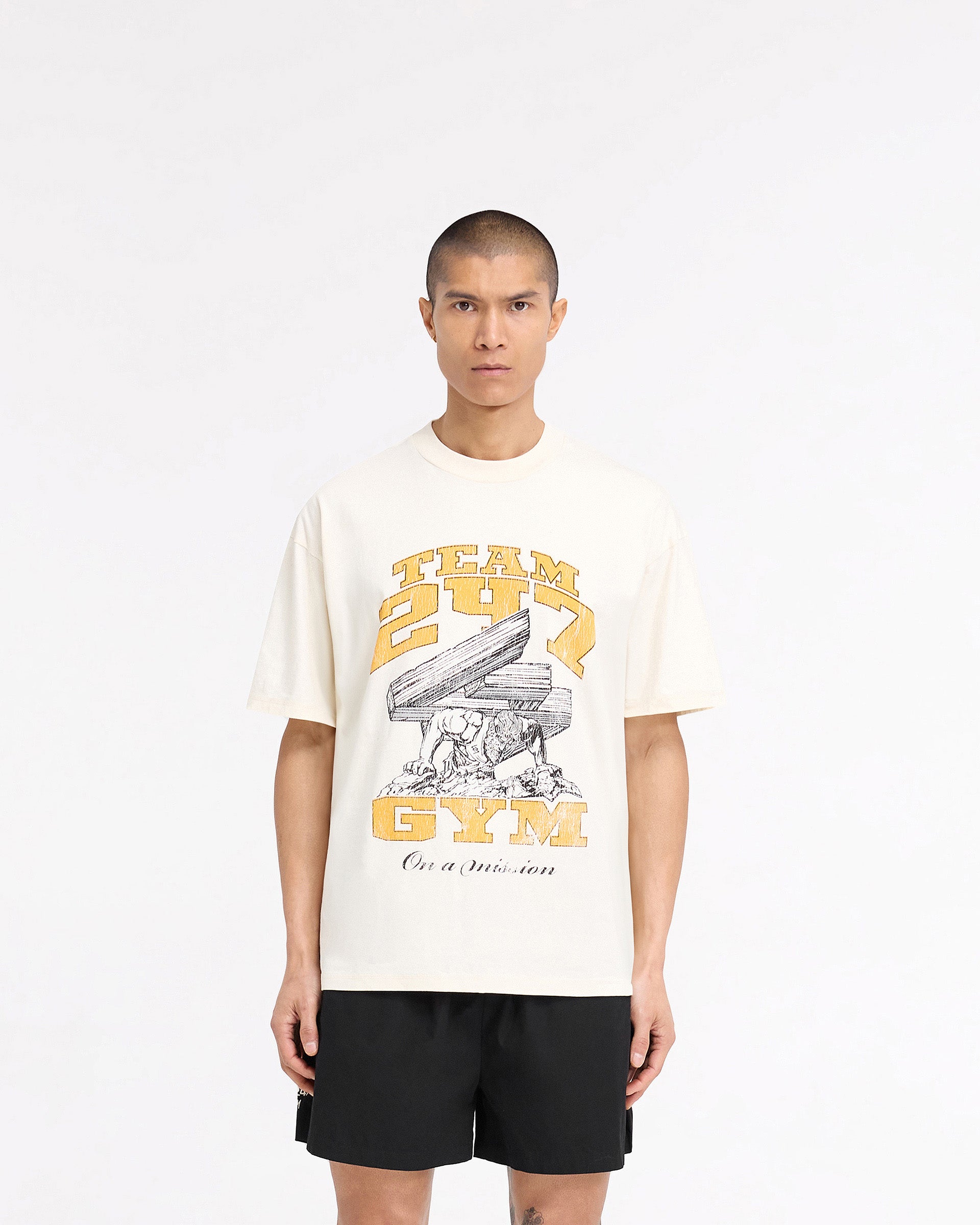 247 On His Shoulders T-Shirt - Antique White