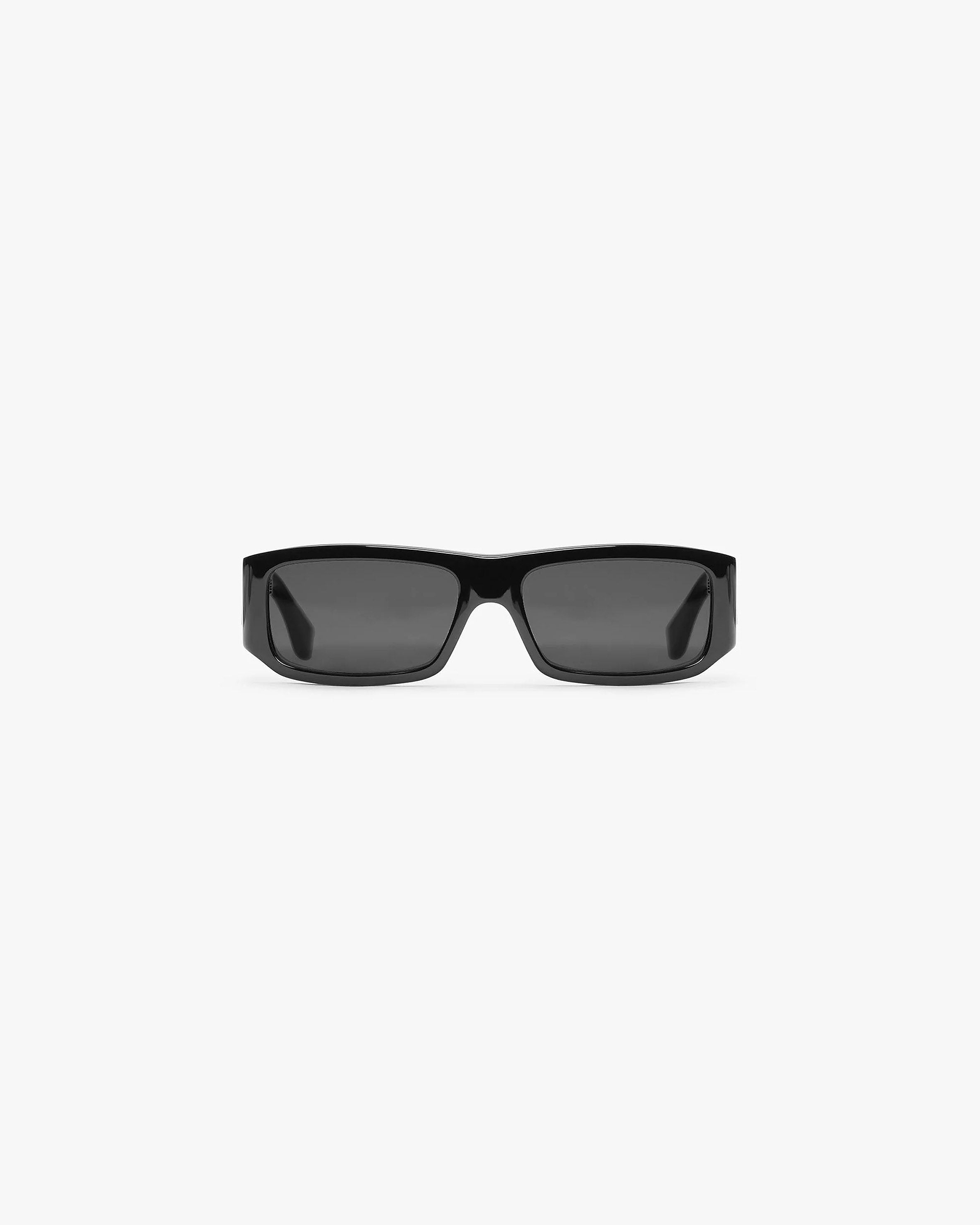 Slim Initial Sunglasses - Black