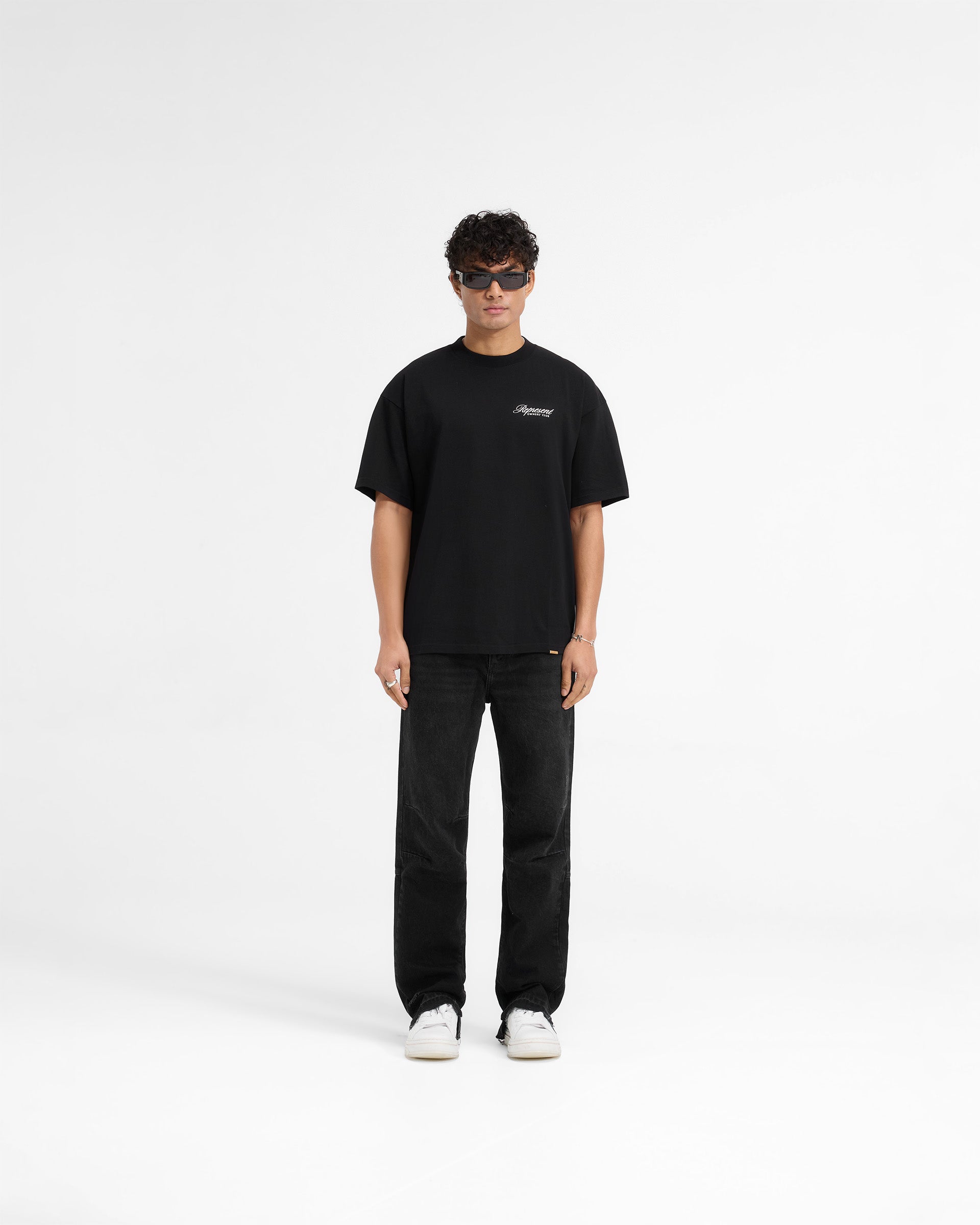 Represent X Harrods Bear Owners Club T-Shirt - Jet Black