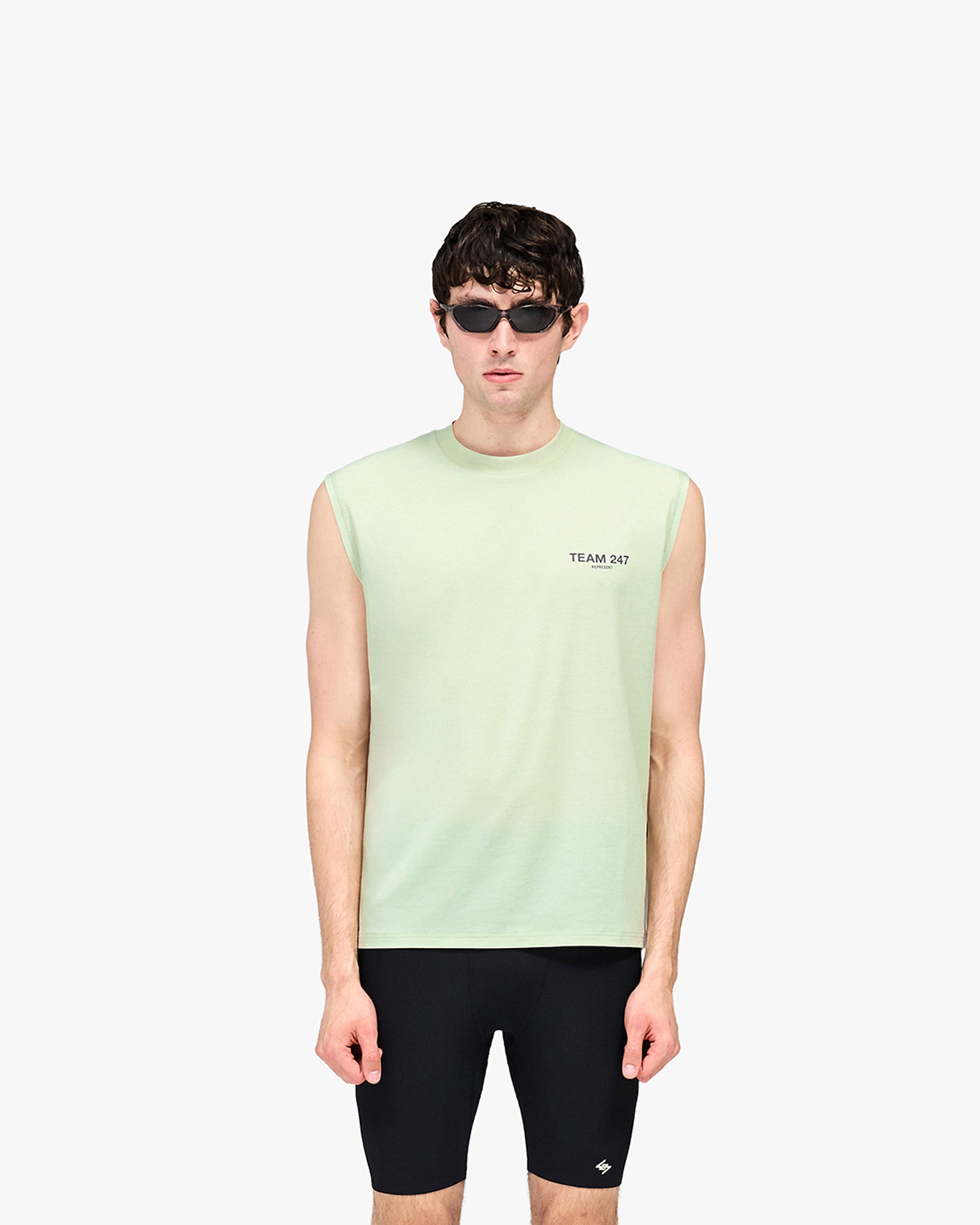 247 Team Oversized Tank - Fern