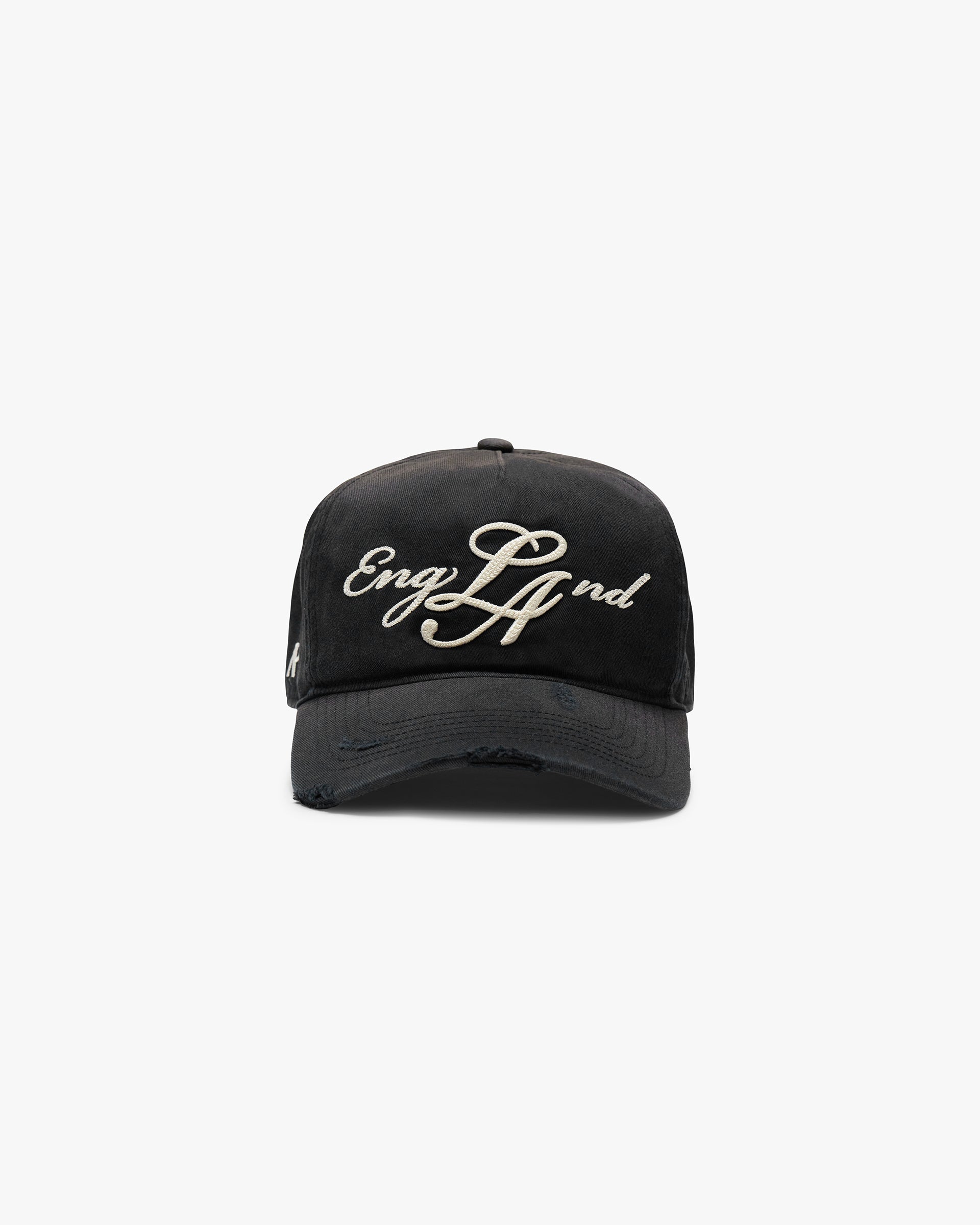 Represent X 47 EngLAnd Old English Cap | Aged Black | REPRESENT