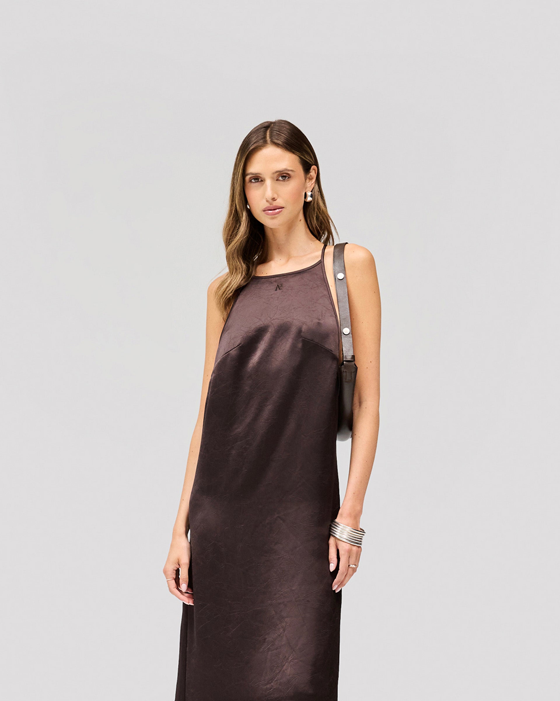 Vision Maxi Dress - Coffee Quartz