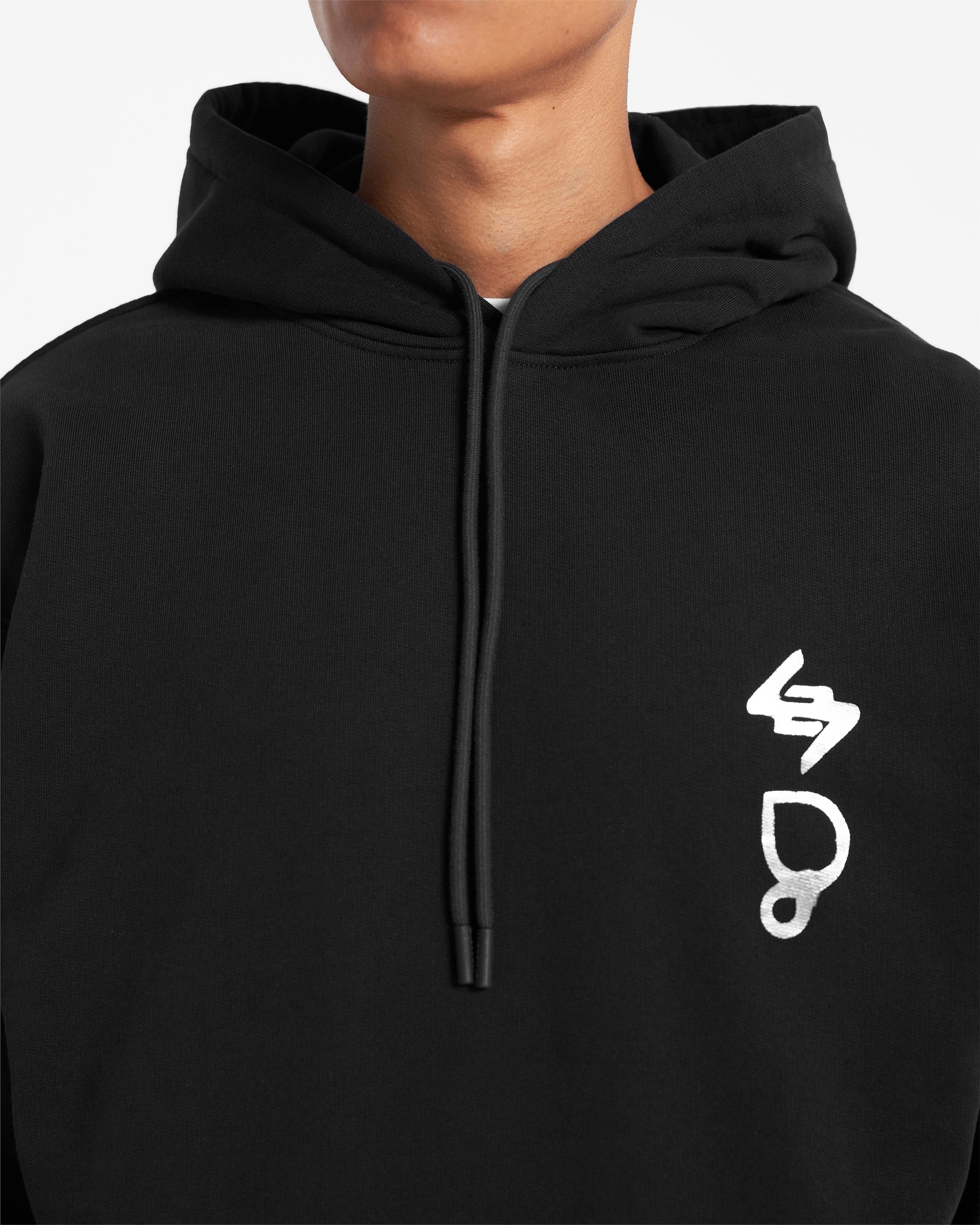 247 X Puresport Oversized Tour Hoodie - Black