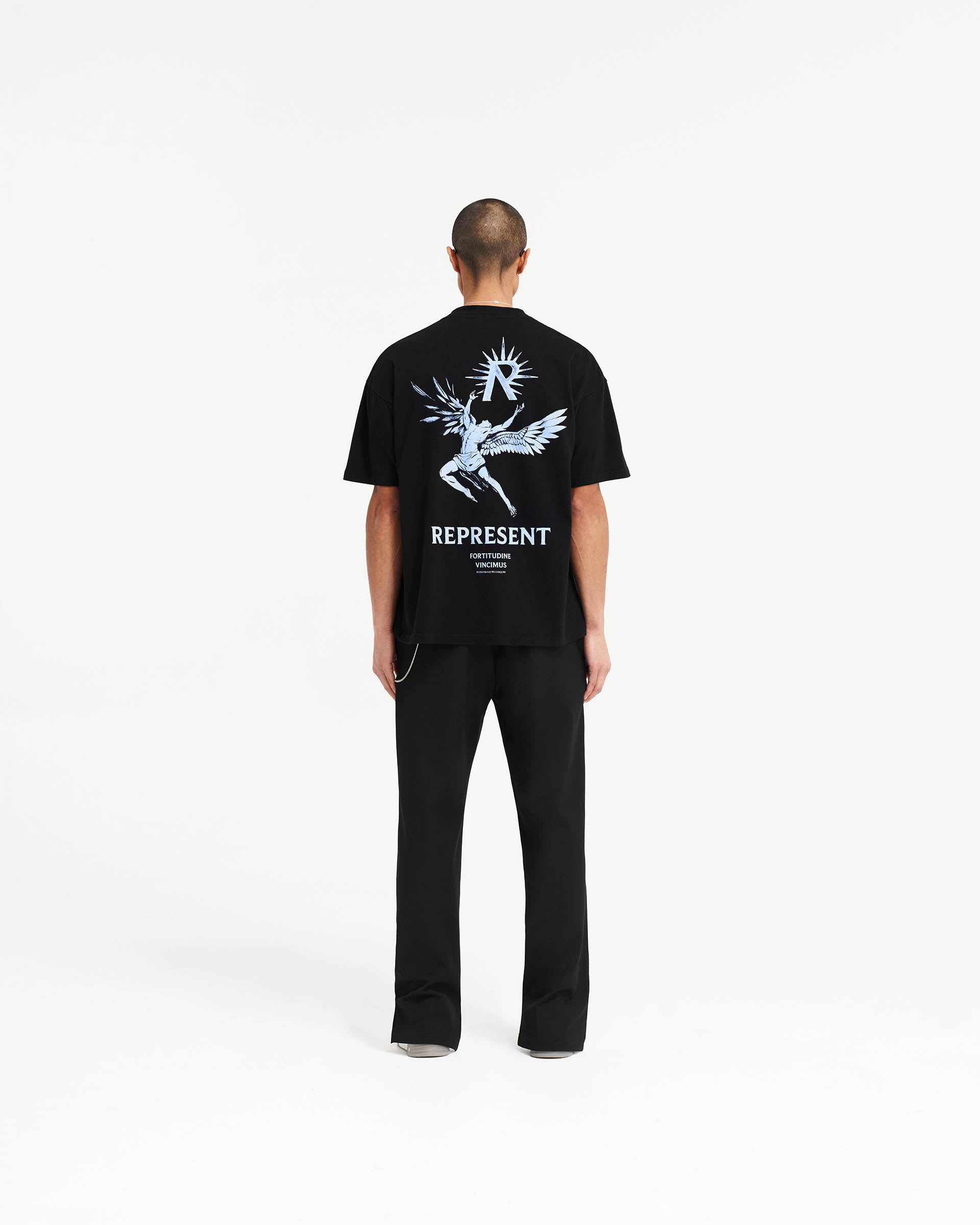 Icarus T-Shirt - Jet Black Blue