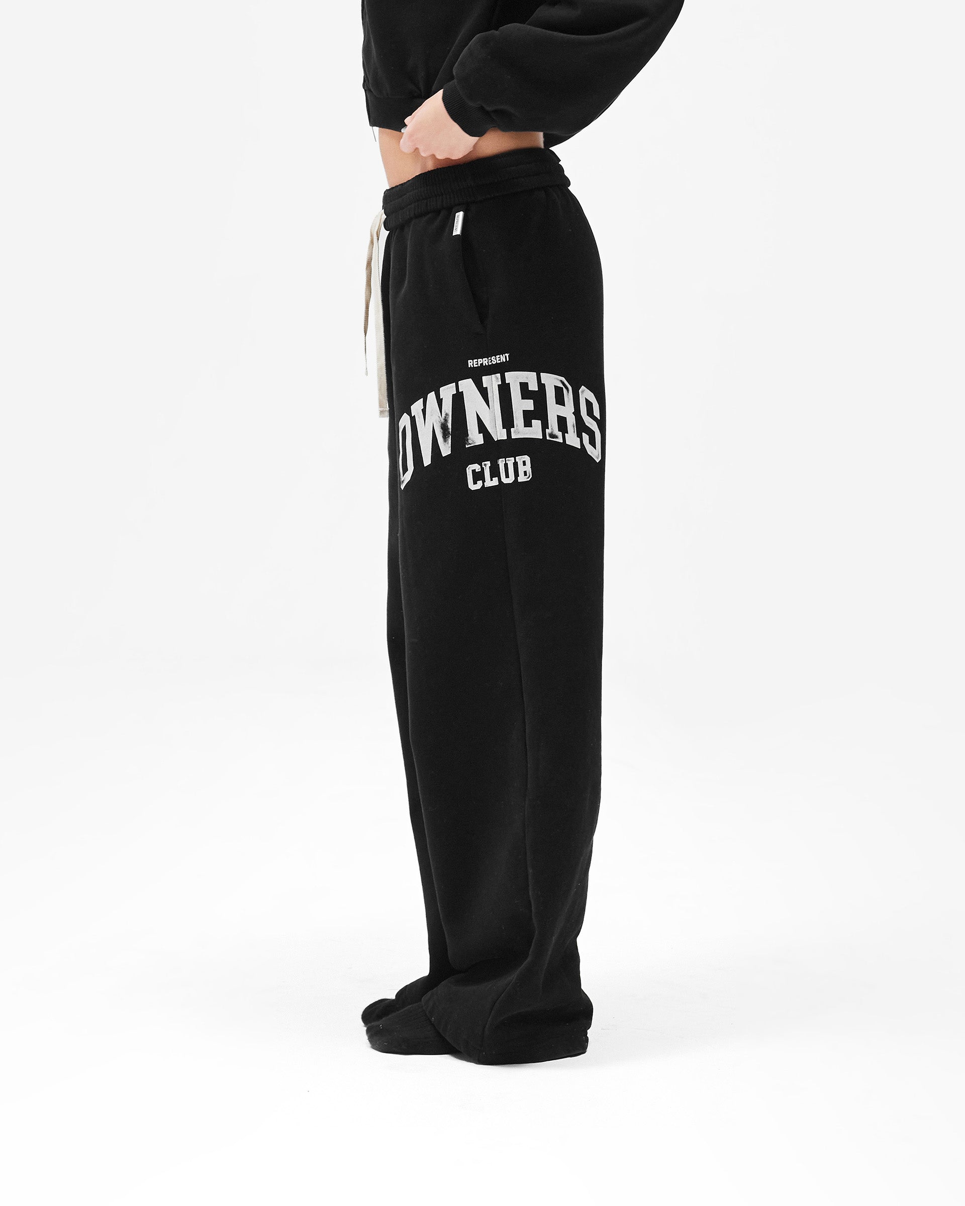 Owners Club Sweatpant Jet Black | Womens Sweatpants SS26 | REPRESENT