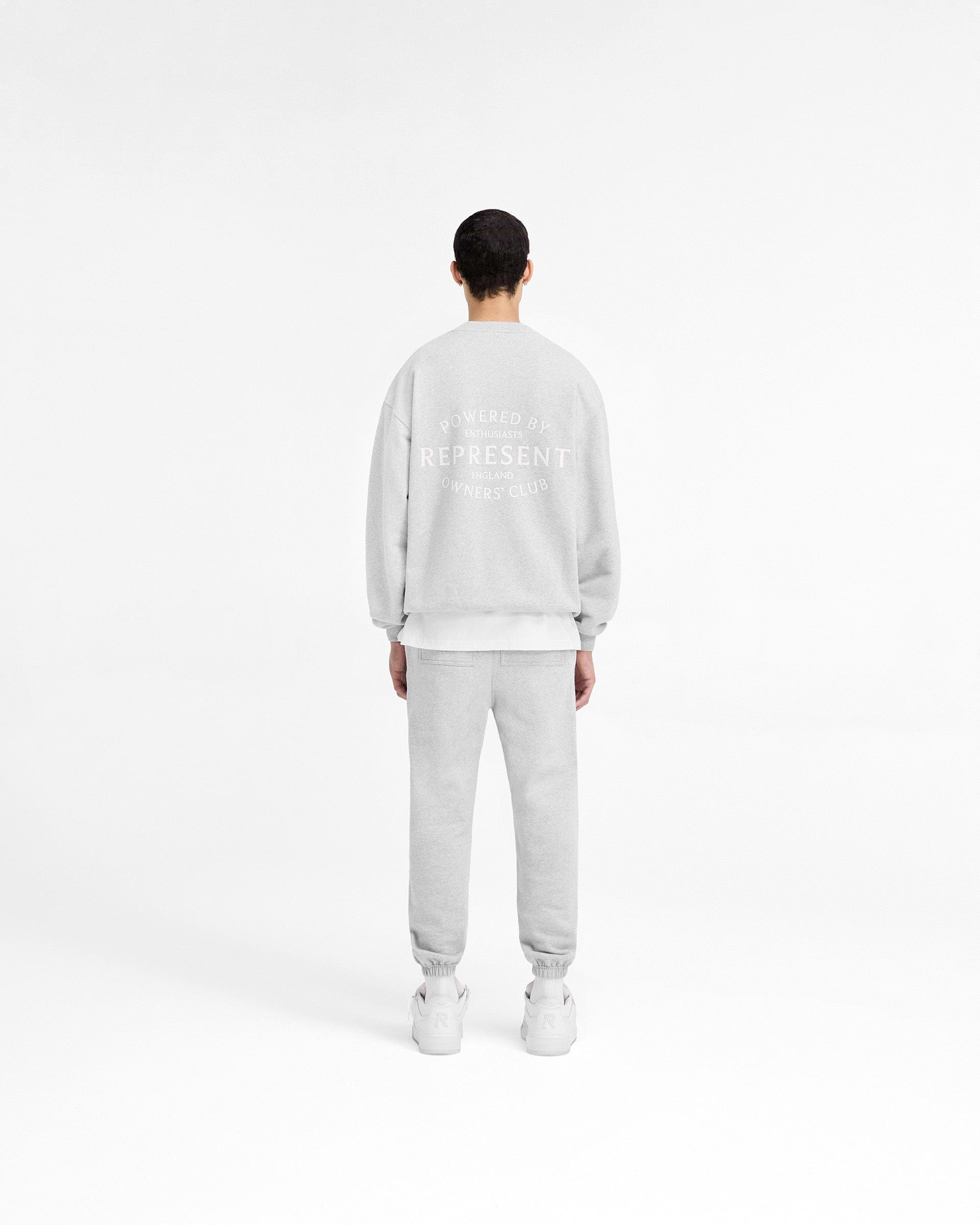 Represent Owners Club Stamp Sweater - Ash Grey