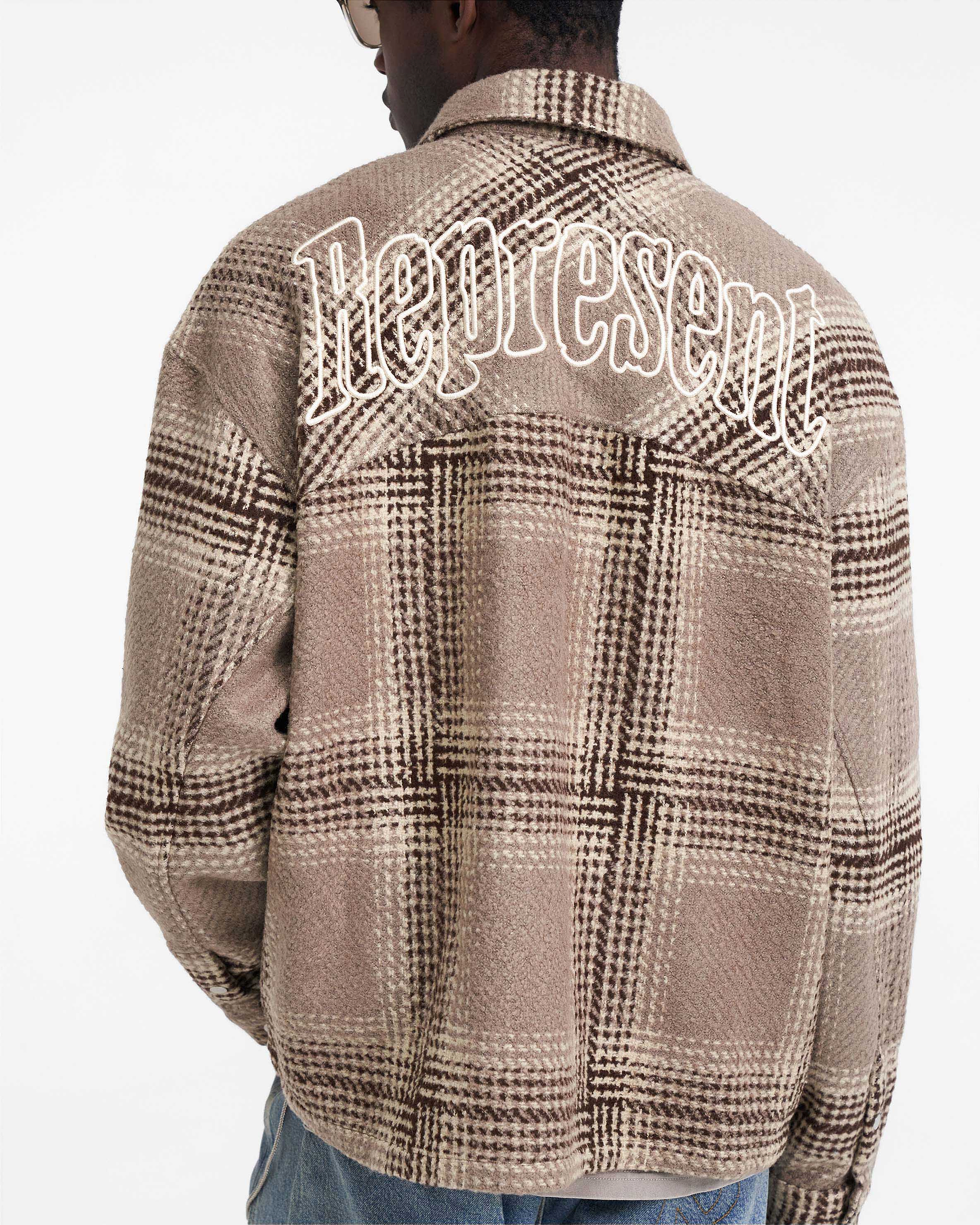 Represent Flannel Shirt - Brown Check