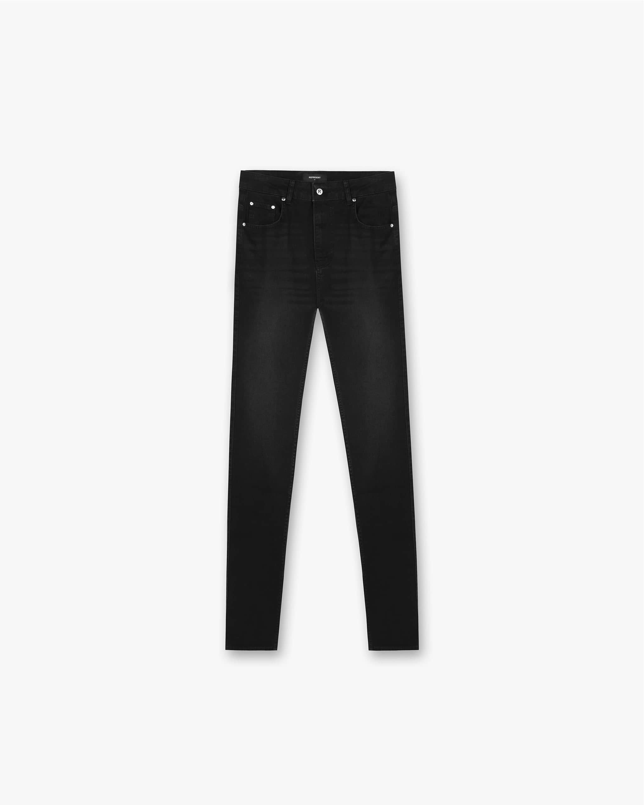 Represent biker best sale denim black