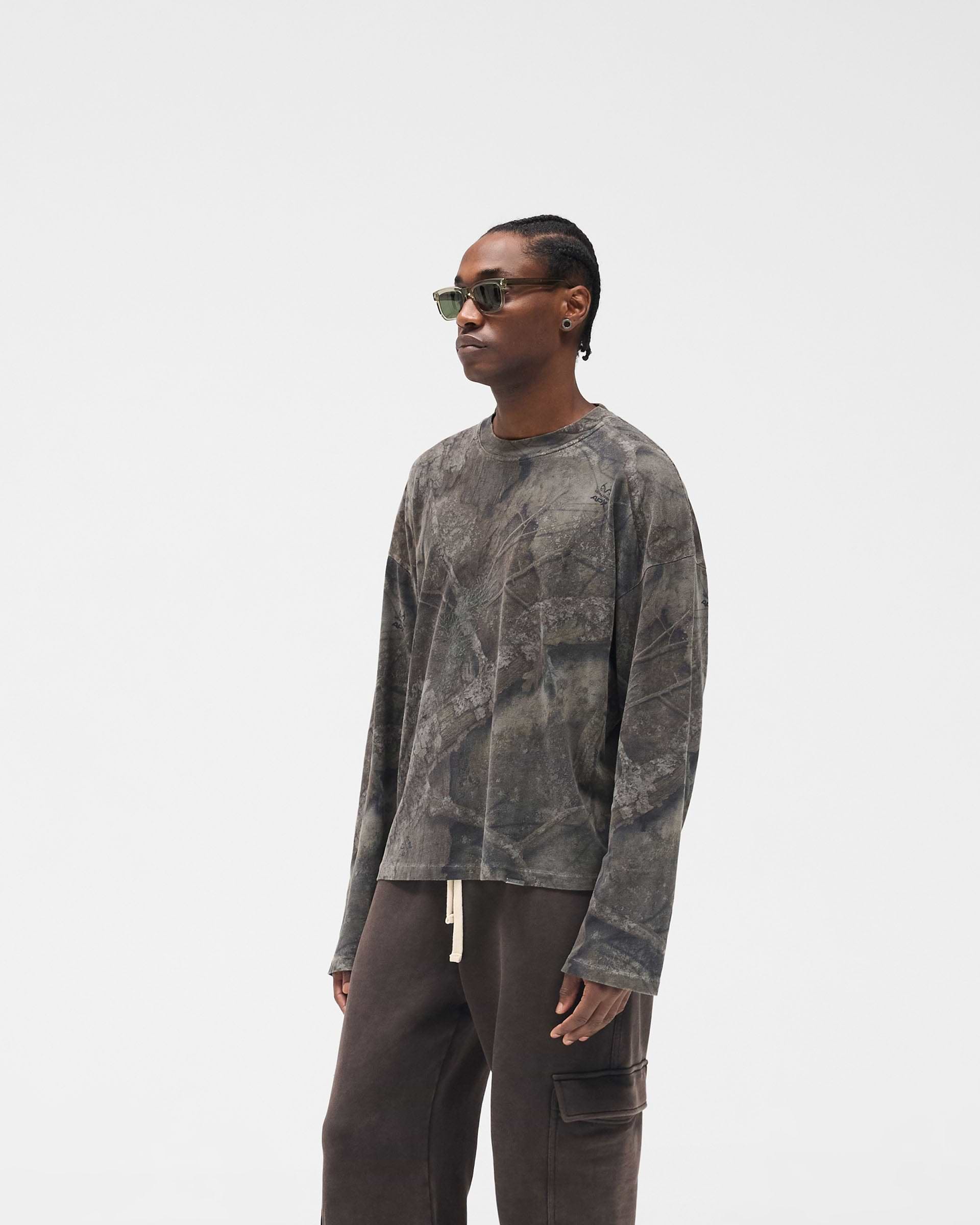 トップス WOODBLOCK LS MESH RUGGER SHIRT REAL TREE トップス WOODBLOCK LS MESH RUGGER SHIRT REAL TREE The Block L/S
