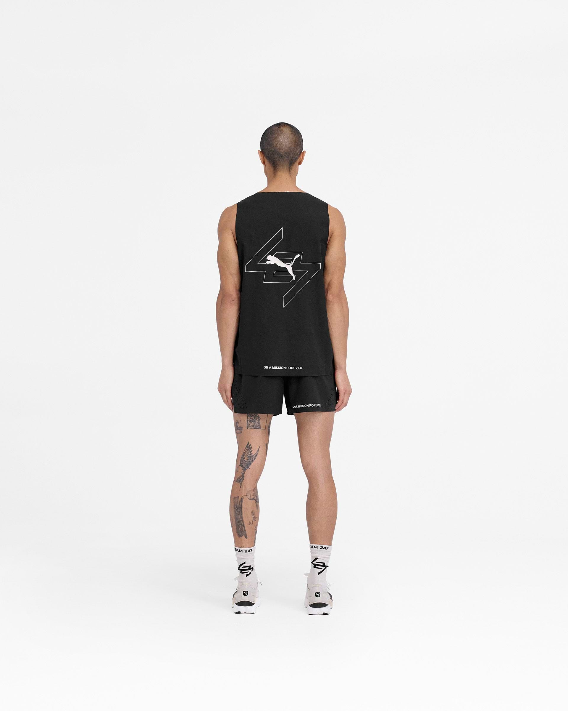 247 X Puma Oversized Tank - Black