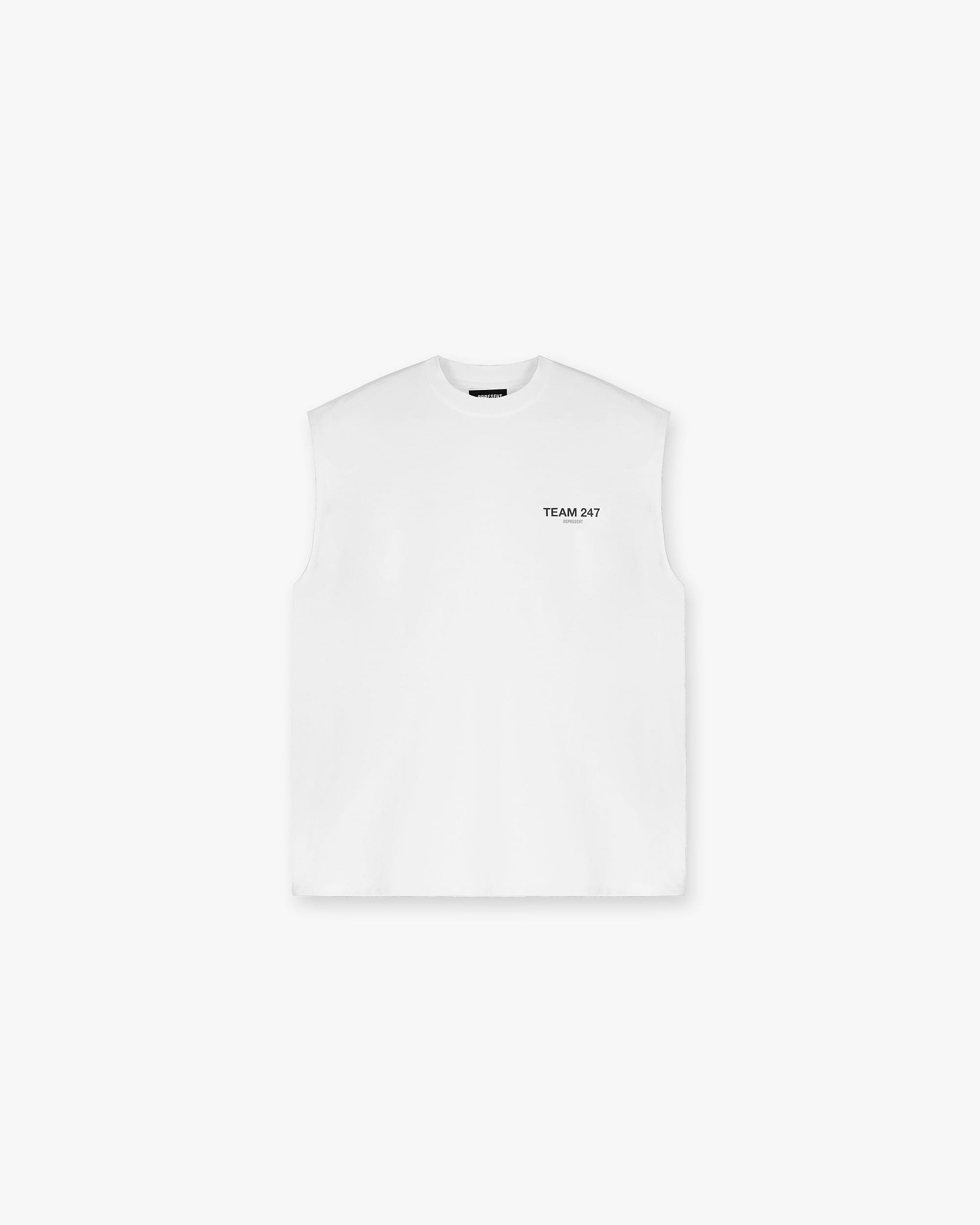 Team 247 Oversized Tank | Flat White T-Shirts 247 | Represent Clo