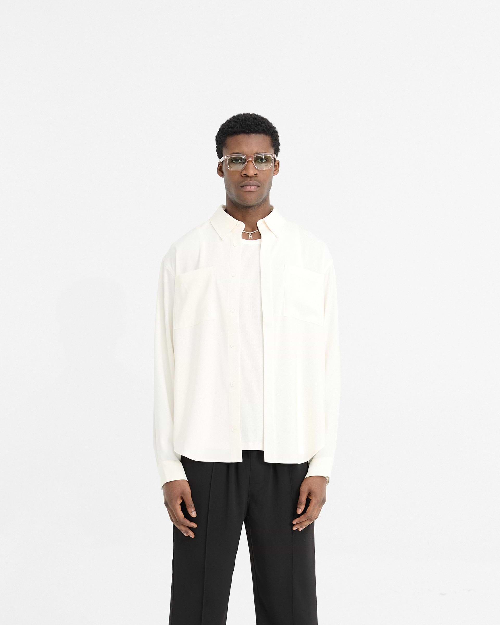 Initial Shirt - Flat White