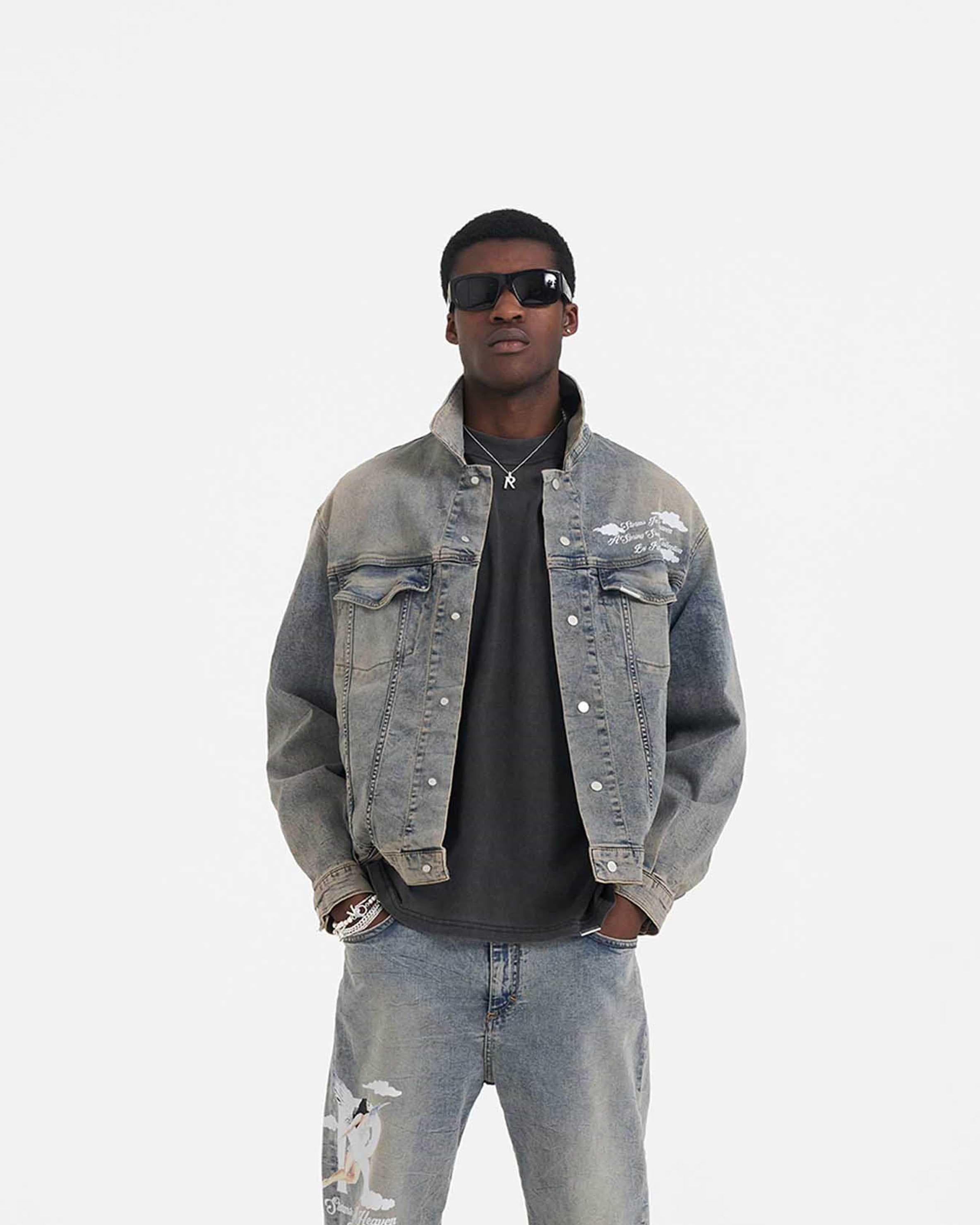 Represent selvedge denim hotsell jacket