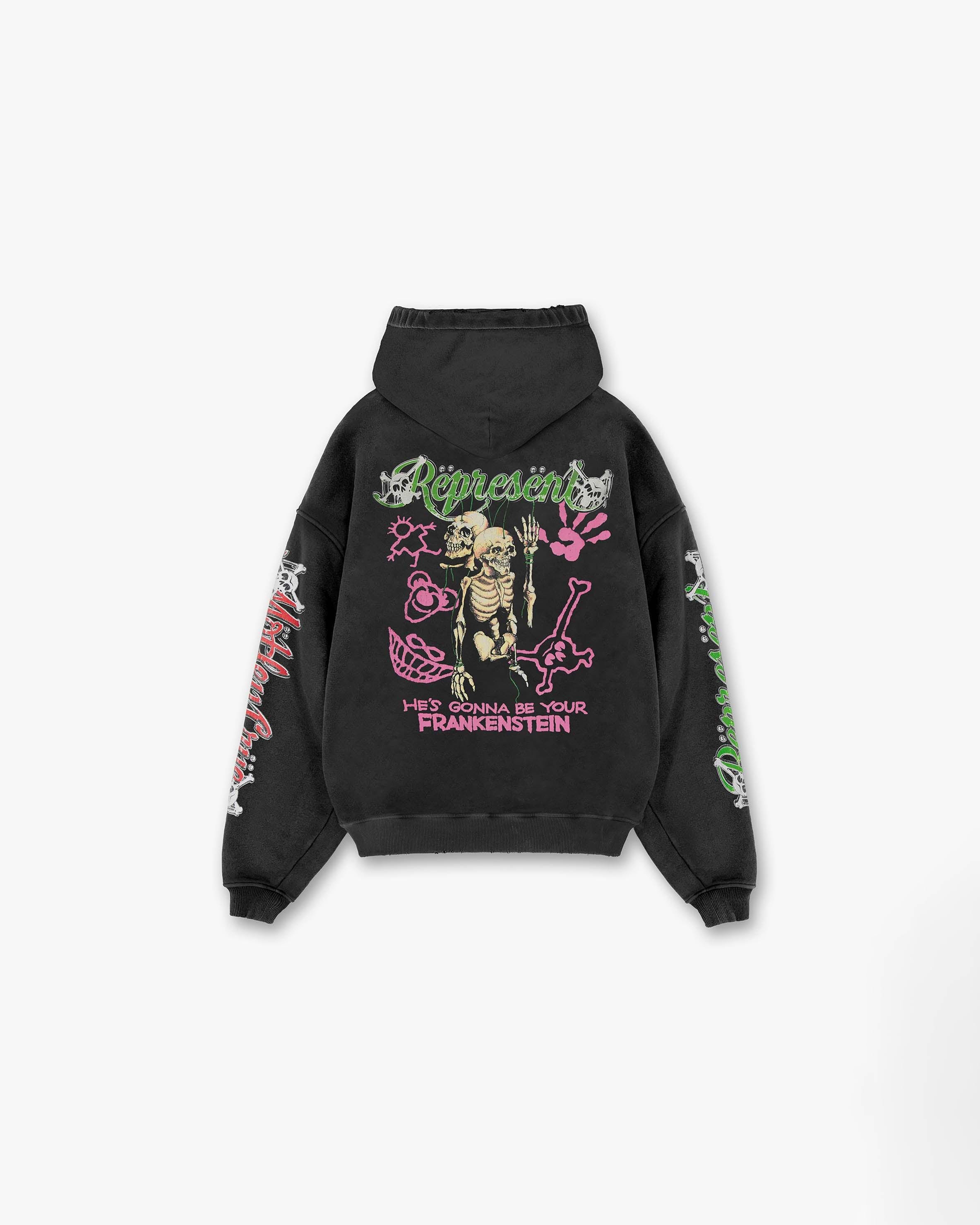 Off white frankenstein hoodie hot sale