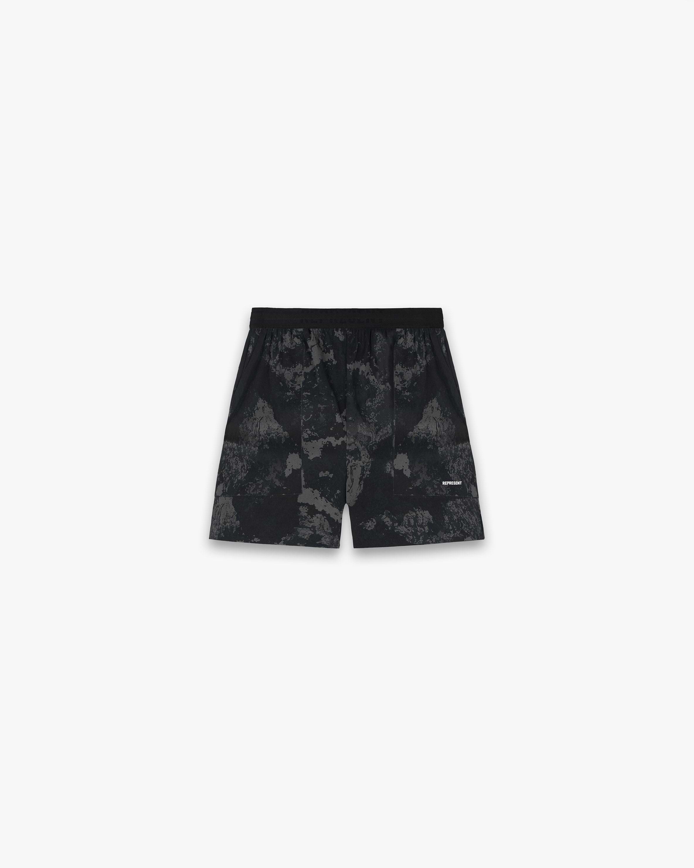 Mens white discount camo shorts
