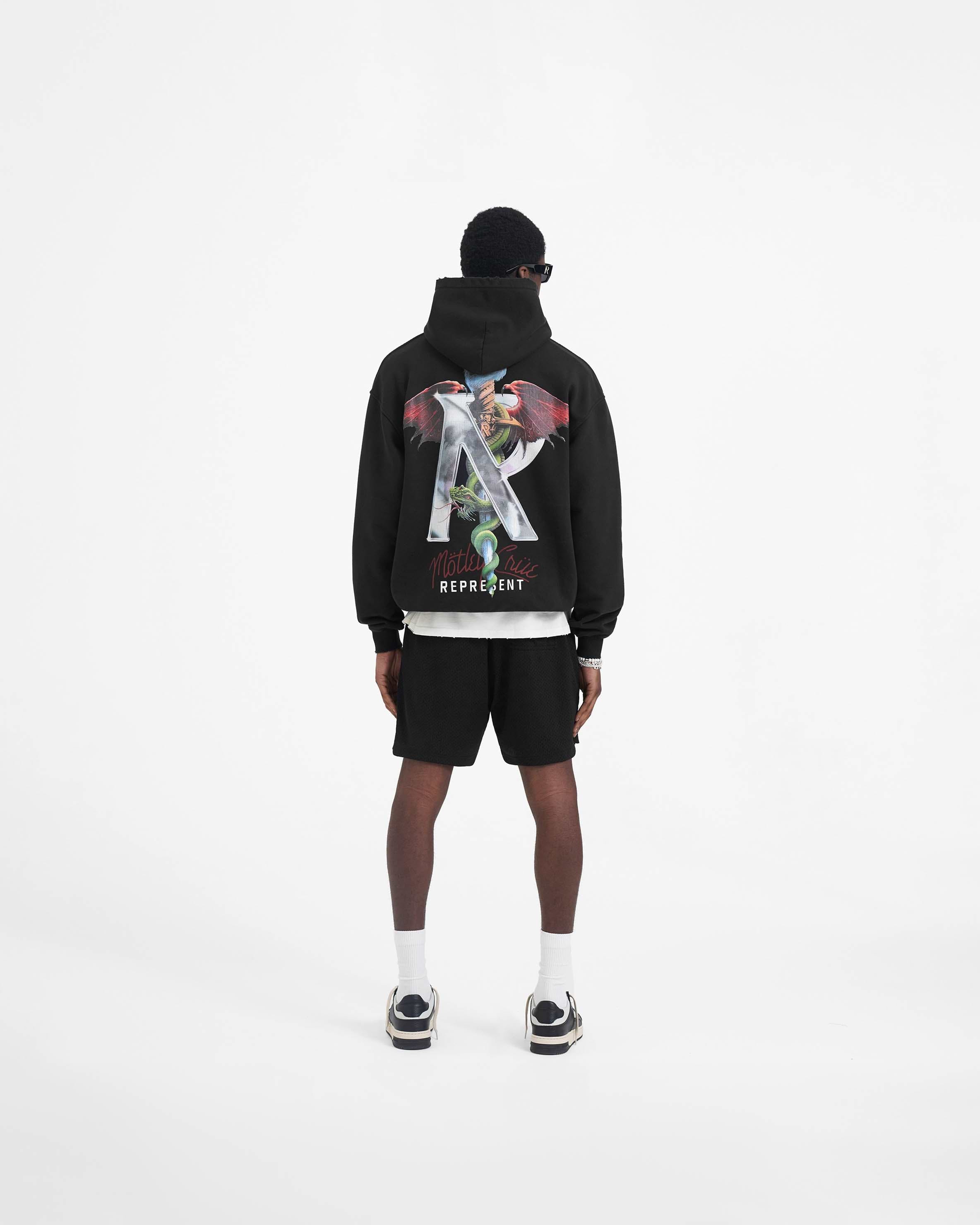 M tley Cr e Graphic Hoodie Off Black REPRESENT CLO