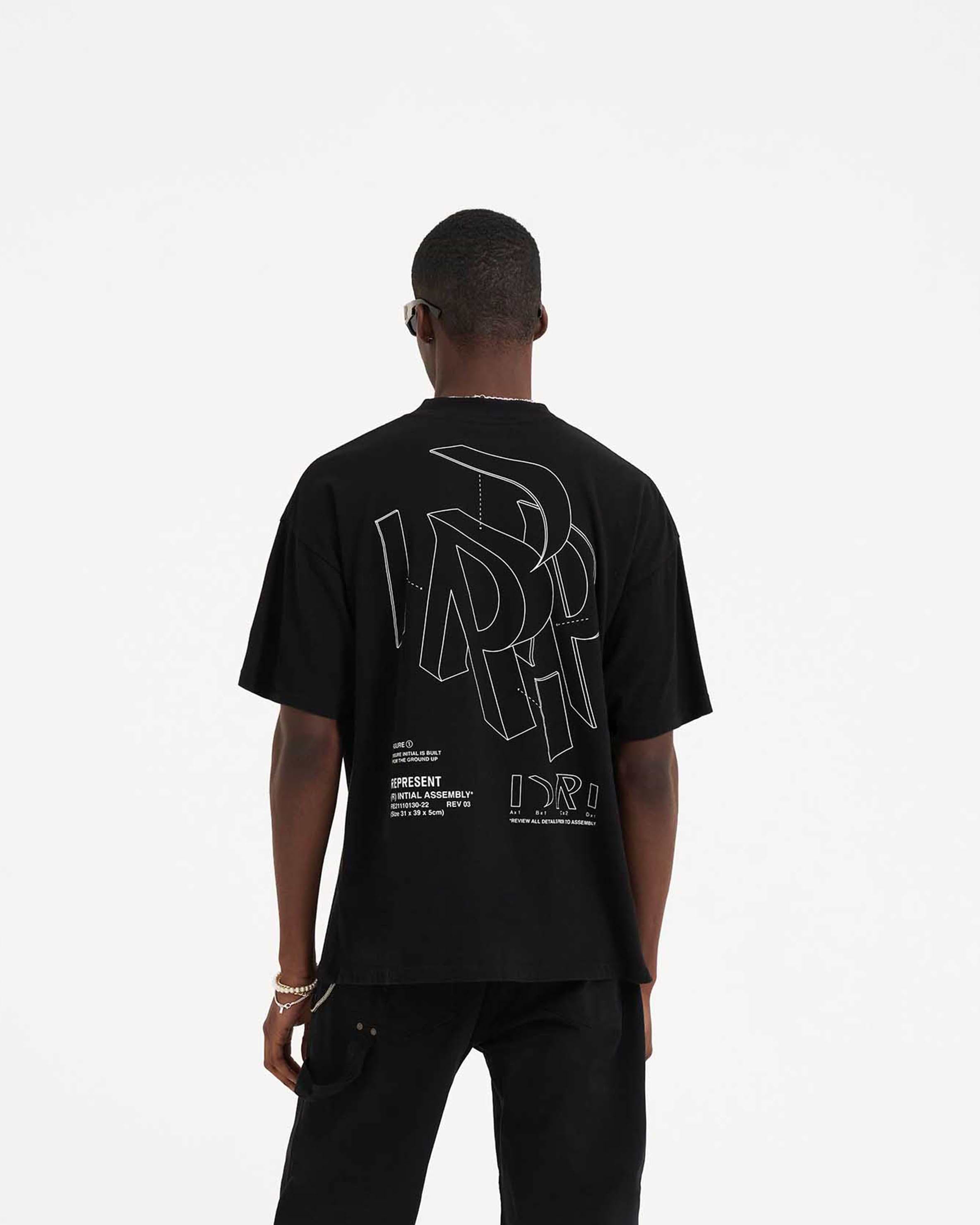 Black t shirt outline discount