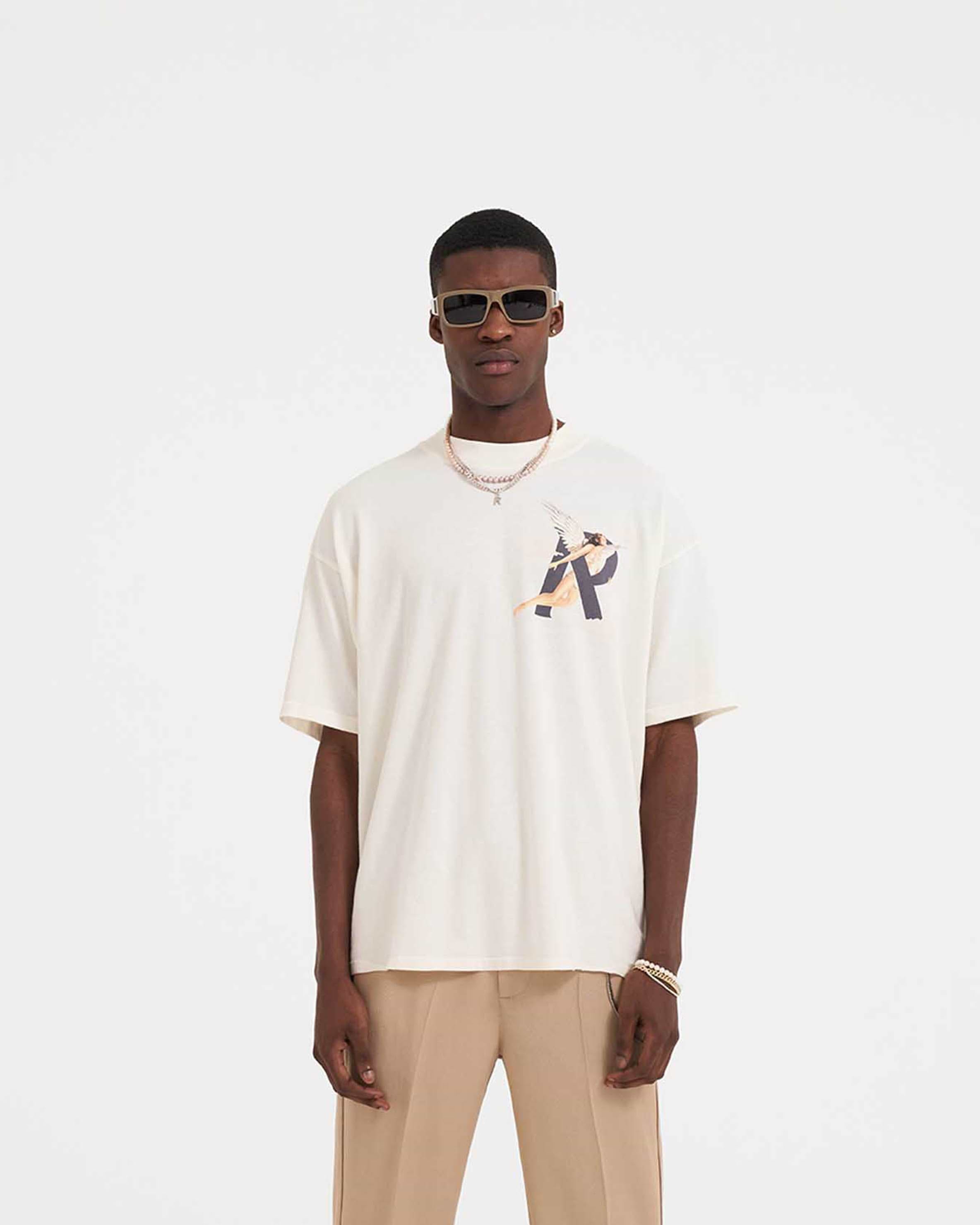 Storms In Heaven T-Shirt | Flat White | REPRESENT