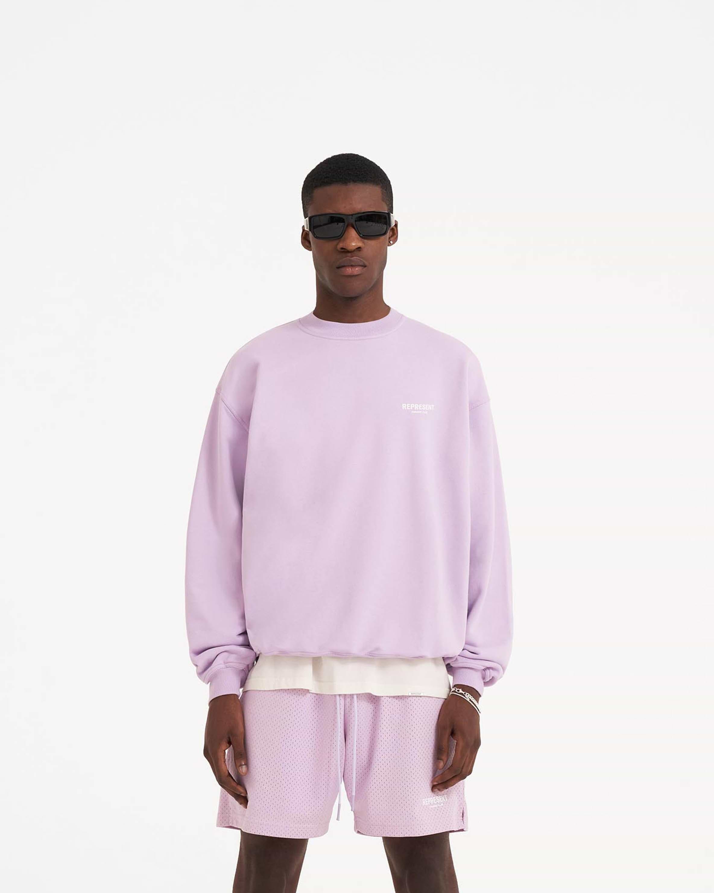 Mauve crew neck online sweatshirt