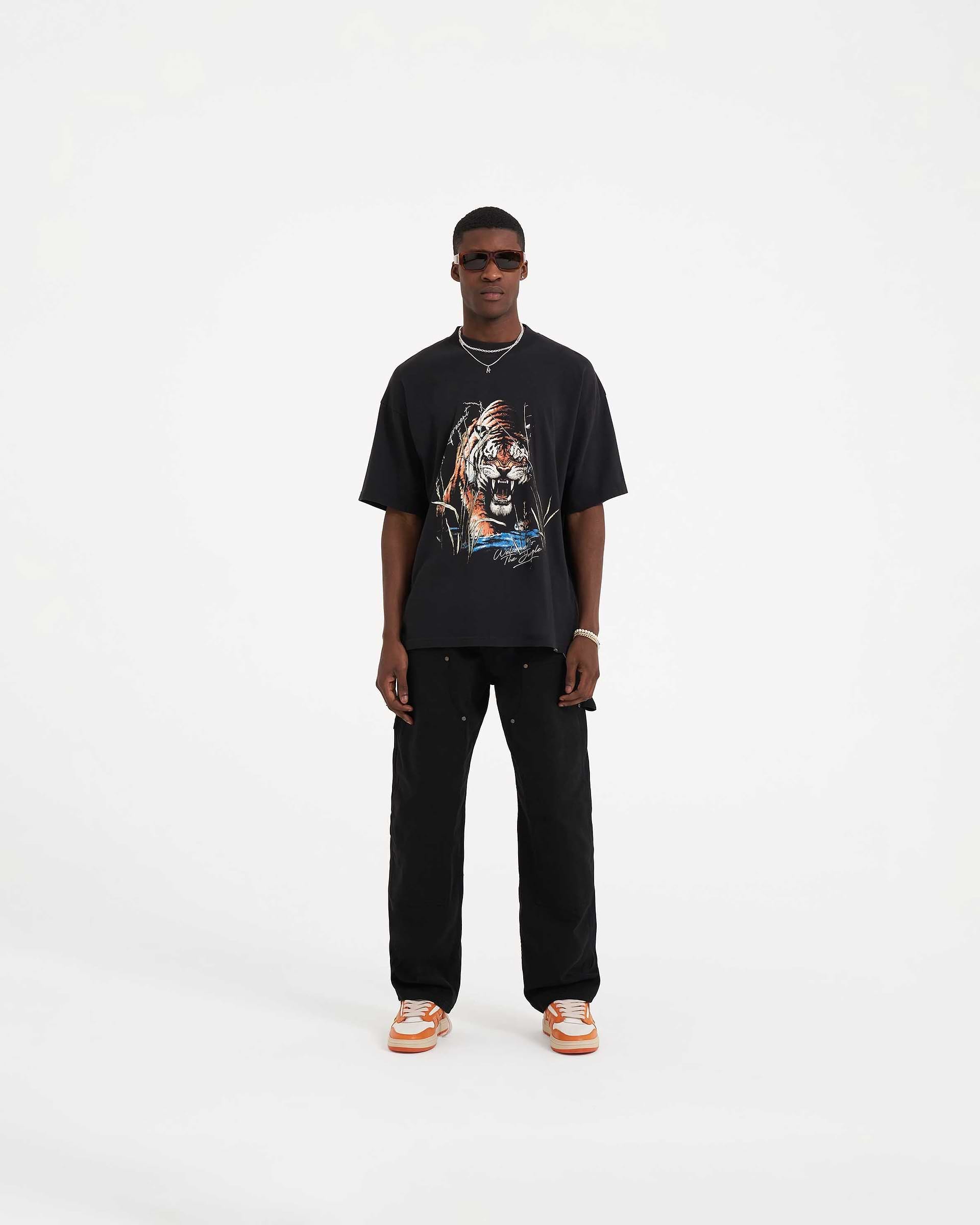 Welcome To The Jungle T-Shirt - Off Black