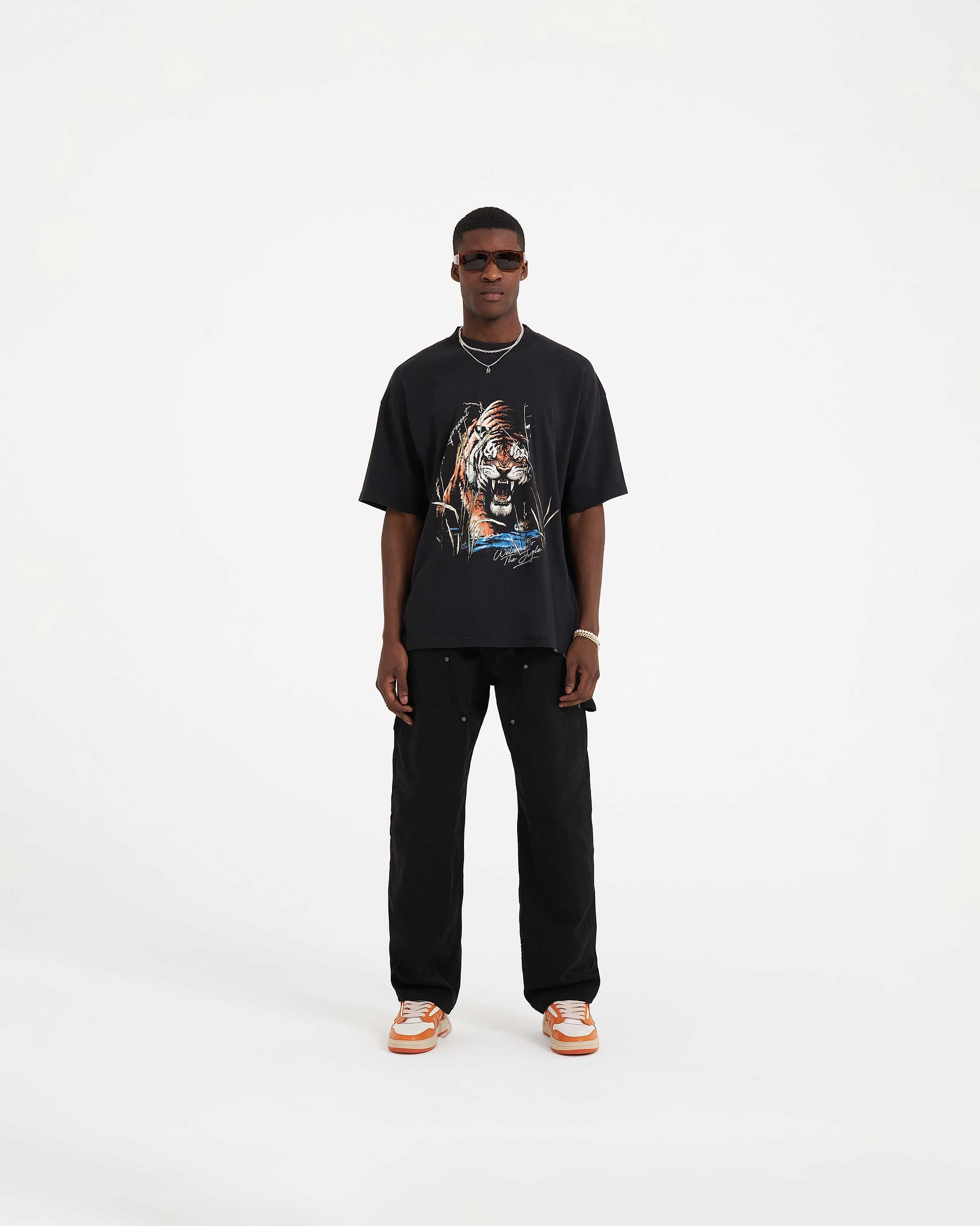 Welcome To The Jungle T-Shirt - Off Black