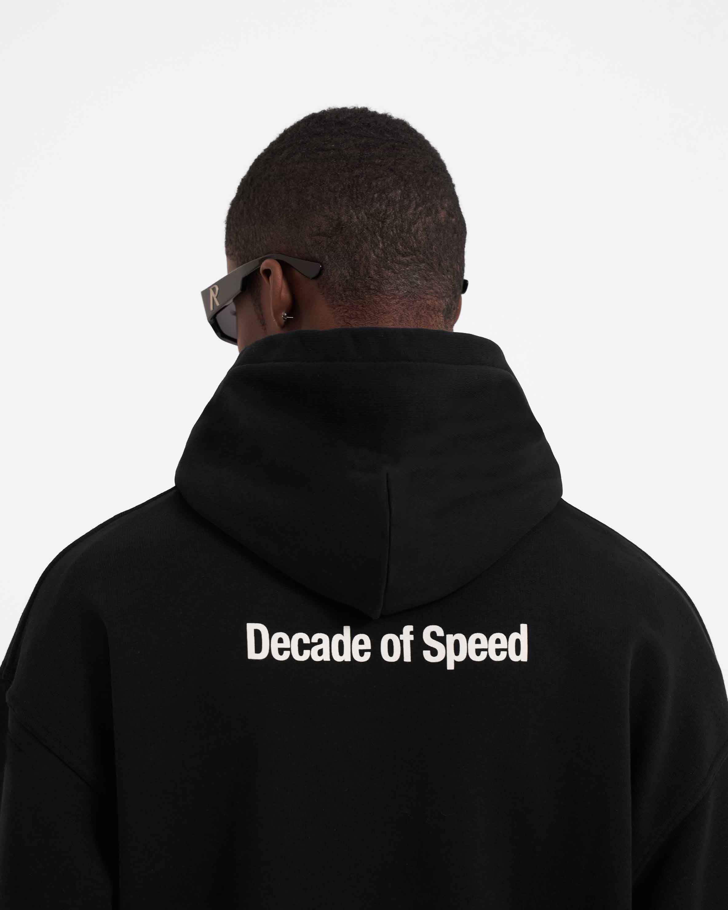 Decade Of Speed Hoodie Black REPRESENT CLO