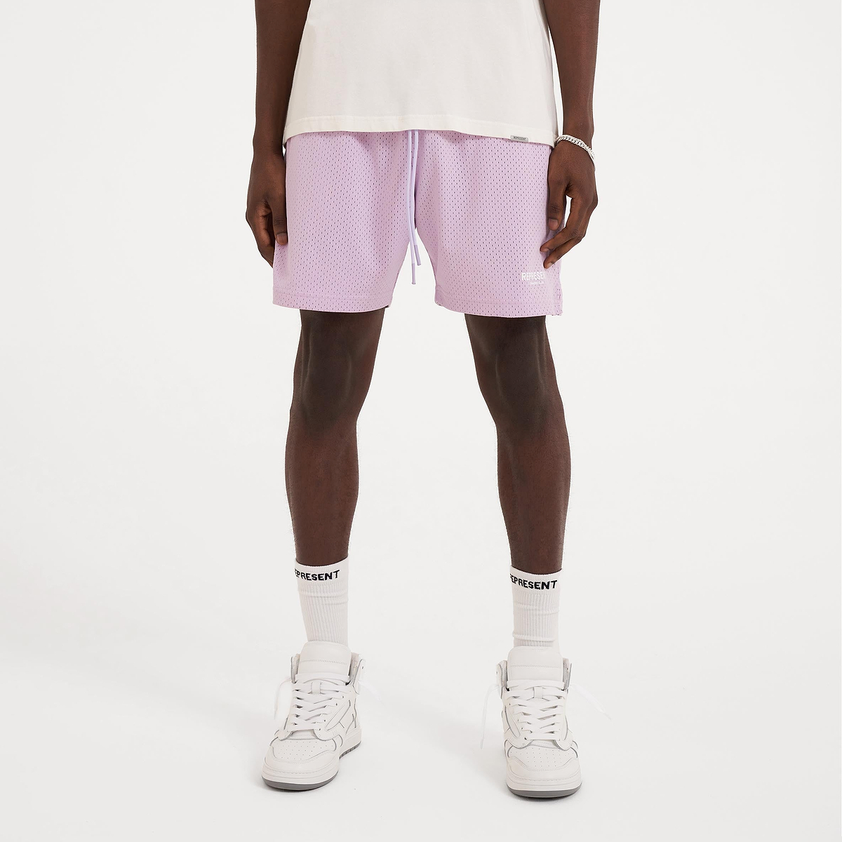 Lilac Mesh Shorts | Owners' Club | REPRESENT CLO