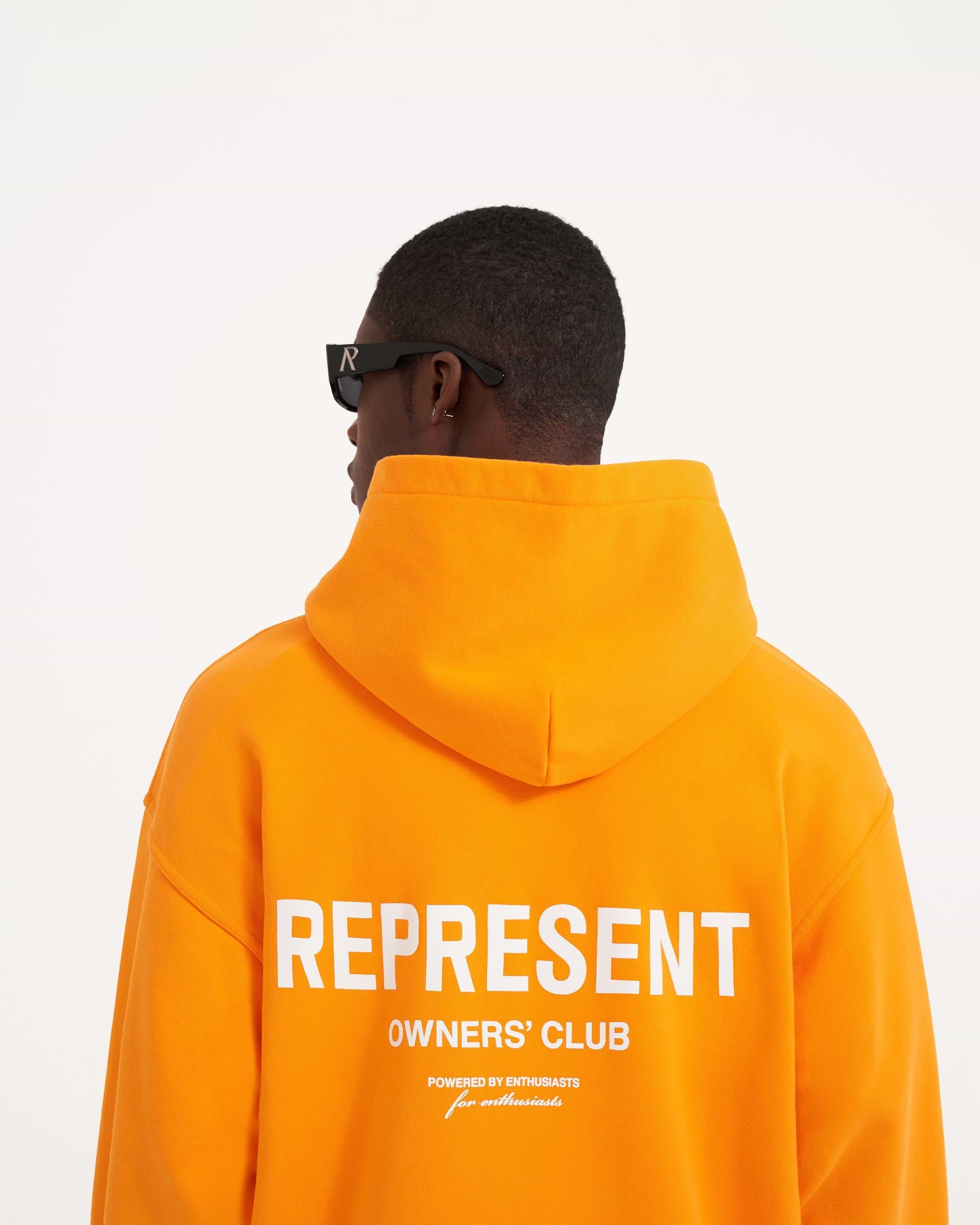Orange unemployed hoodie store